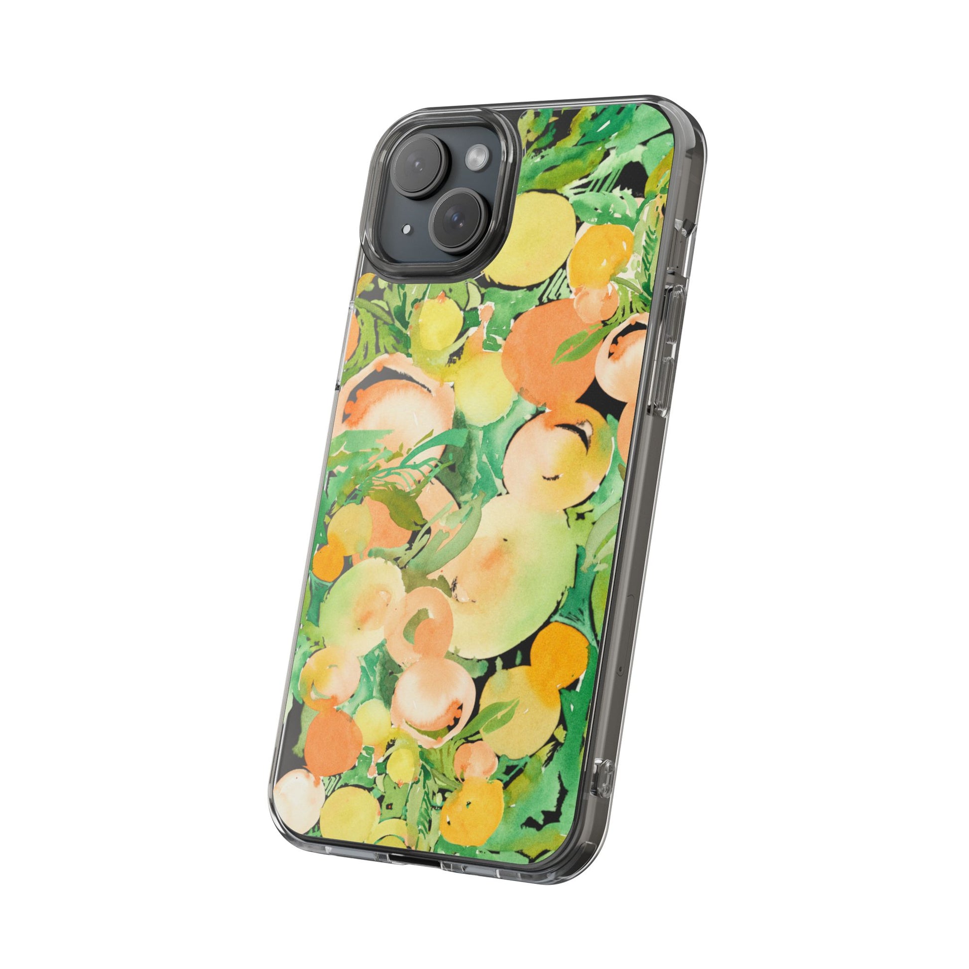 Watercolor Peach Party Clear Phone Case - Brooke Zitting, LLC