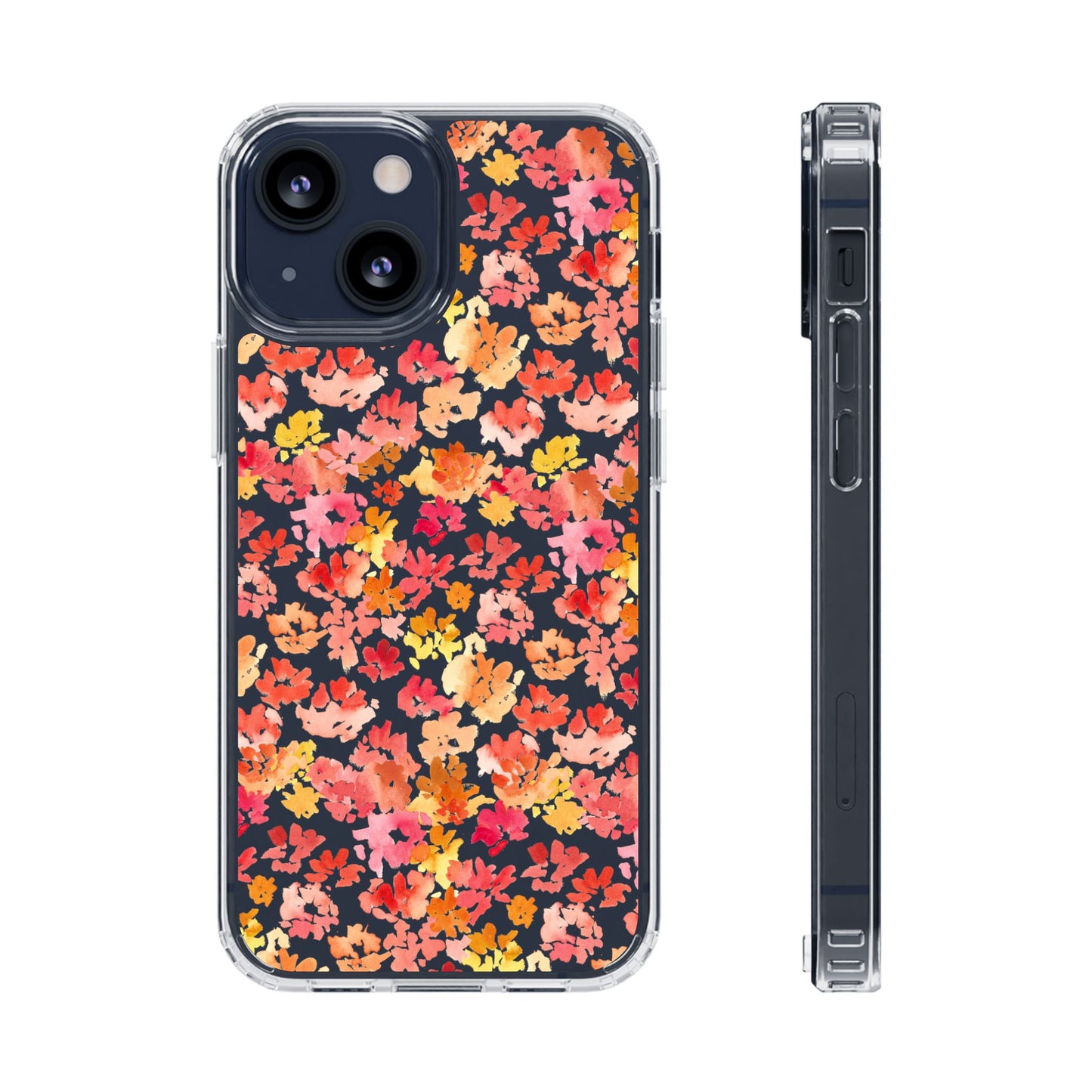 Watercolor Mini Posy Clear Phone Case - Brooke Zitting, LLC