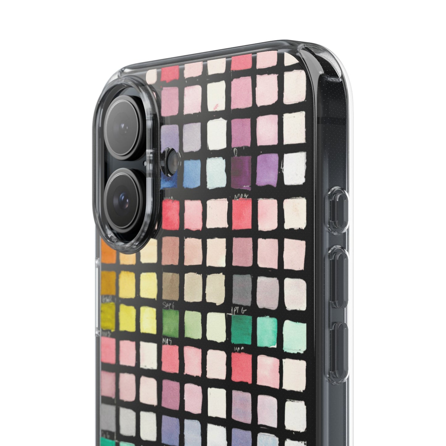 Watercolor Swatches Clear Phone Case - Brooke Zitting, LLC