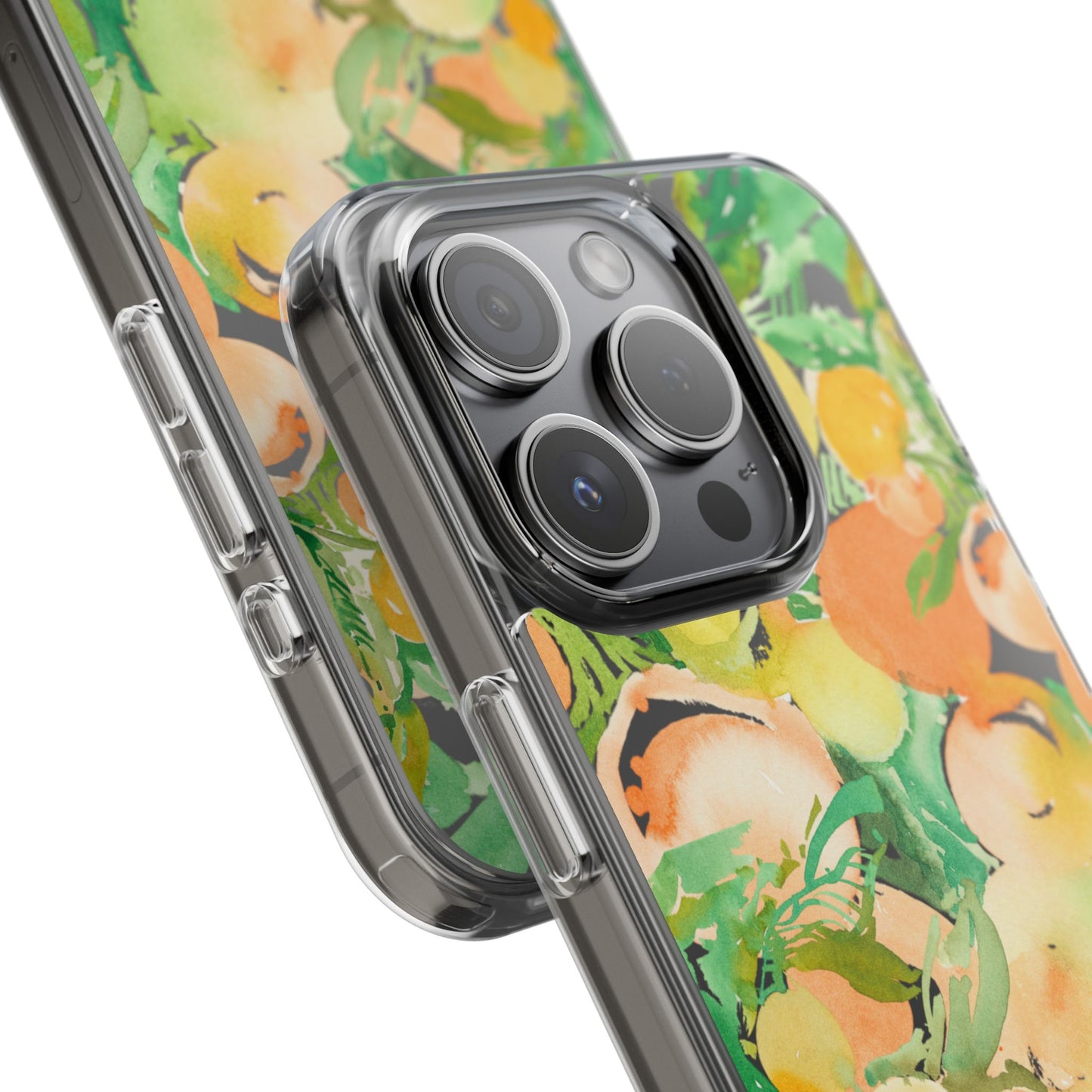 Watercolor Peach Party Clear Phone Case - Brooke Zitting, LLC