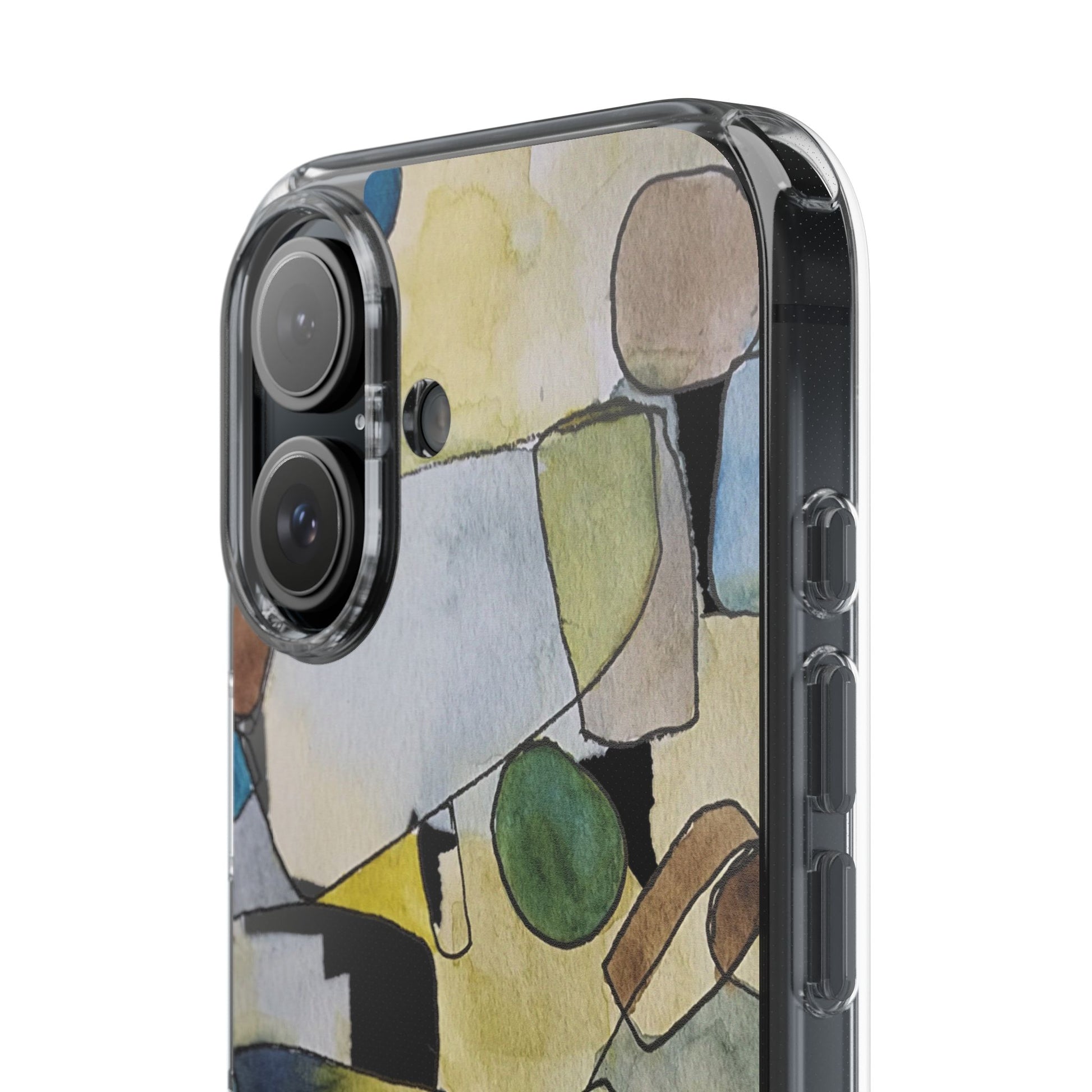 Abstract Watercolor Clear Phone Case - Brooke Zitting, LLC