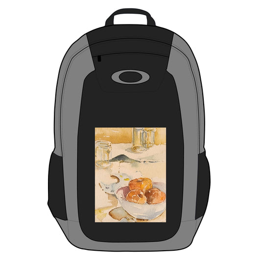 Artist's Table Watercolor Design Enduro Laptop Backpack, 20L - by Oakley. Stylish Travel Bag, Perfect for Adventurers, Back to School, Outdoor Enthusiasts, Art Lovers, Unique Design - Brooke Zitting, LLC