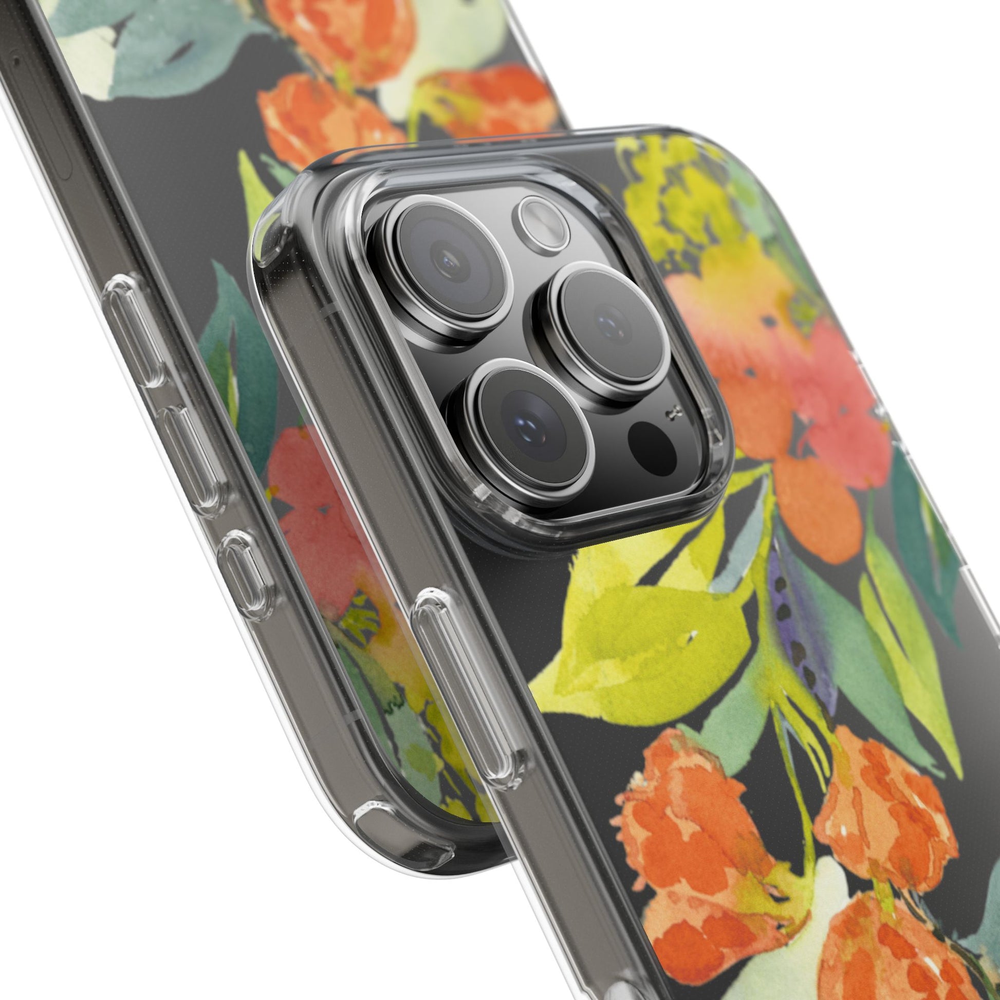 Watercolor Floral Blooms Clear Phone Case - Brooke Zitting, LLC