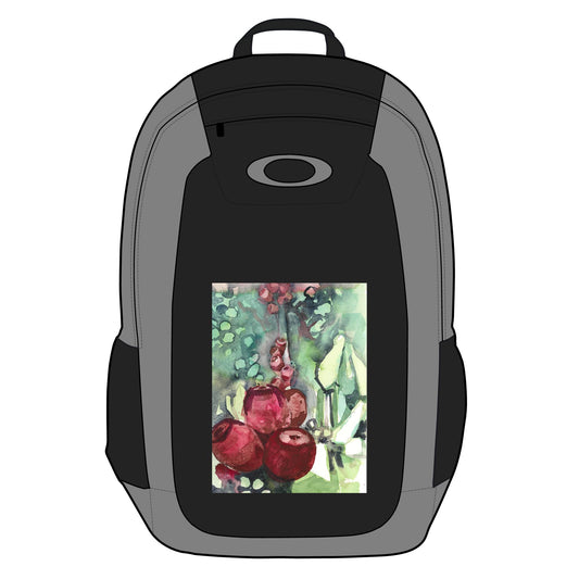 The Watercolor Prickly Pear Enduro Laptop Backpack, 20L - by Oakley. Stylish Travel Bag, Perfect for Adventurers, Back to School, Outdoor Enthusiasts, Art Lovers, Unique Design - Brooke Zitting, LLC