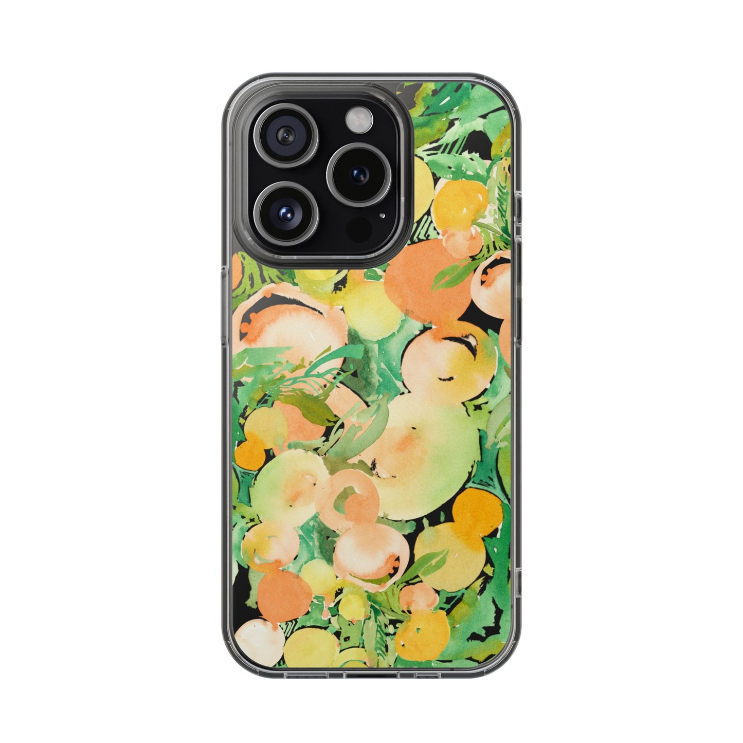 Watercolor Peach Party Clear Phone Case - Brooke Zitting, LLC