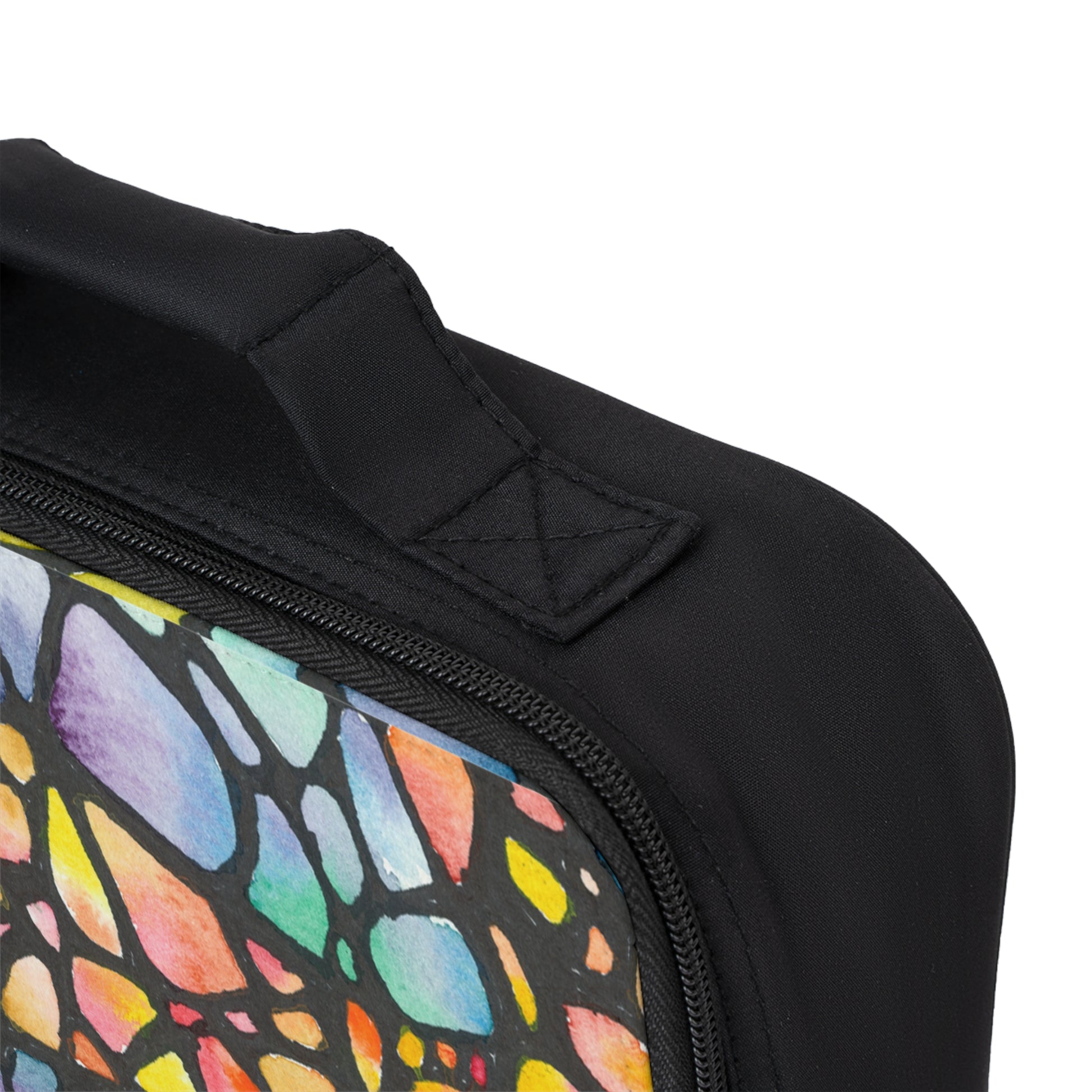 Watercolor Stone Design Lunch Bag – Eco-Friendly Tote for School, Work, Picnics & Beach - Brooke Zitting, LLC