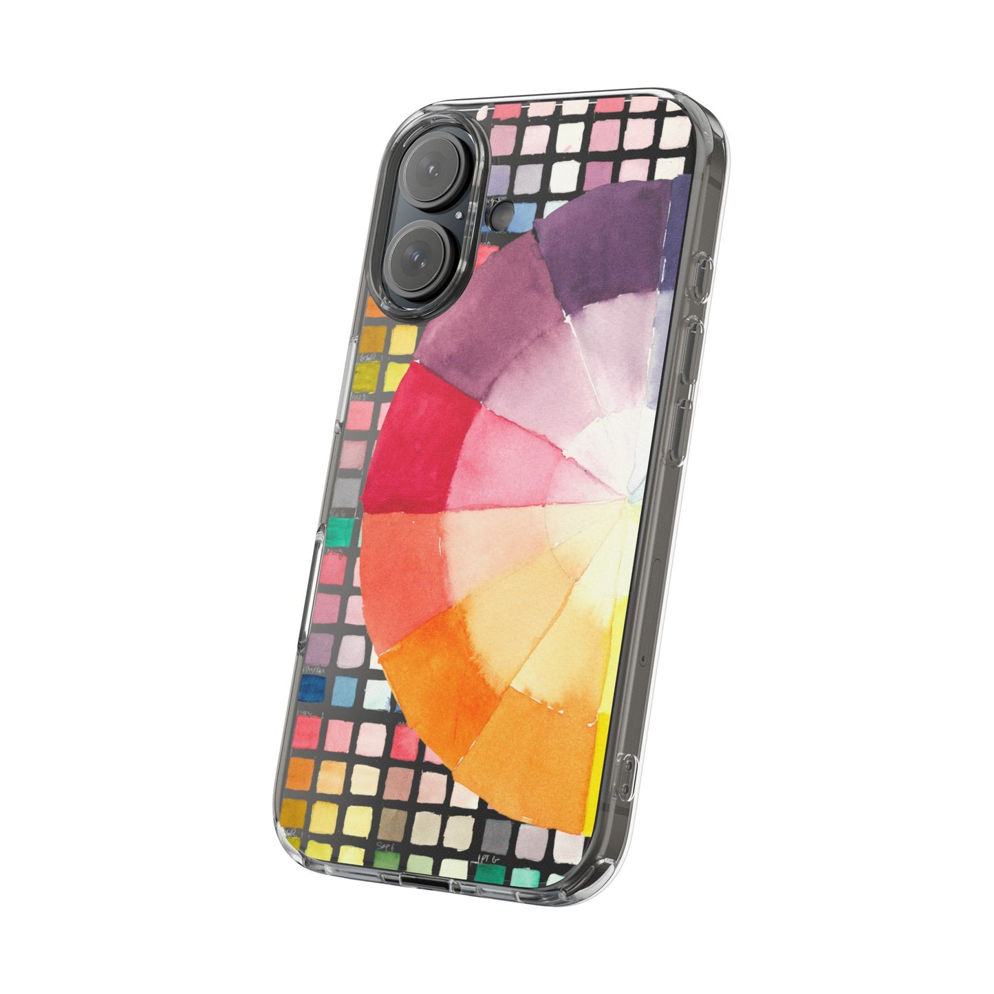 Watercolor-Theory Clear Phone Case - Brooke Zitting, LLC