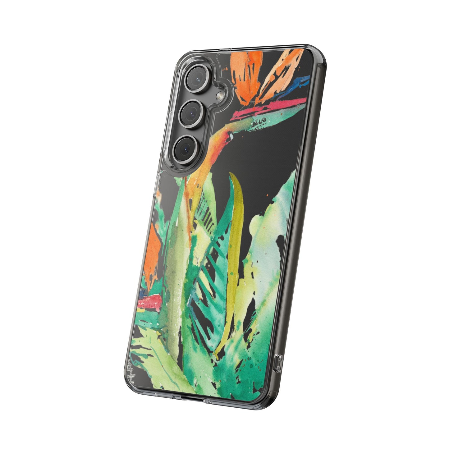 Another Day in Paradise Watercolor Clear Phone Case - Brooke Zitting, LLC