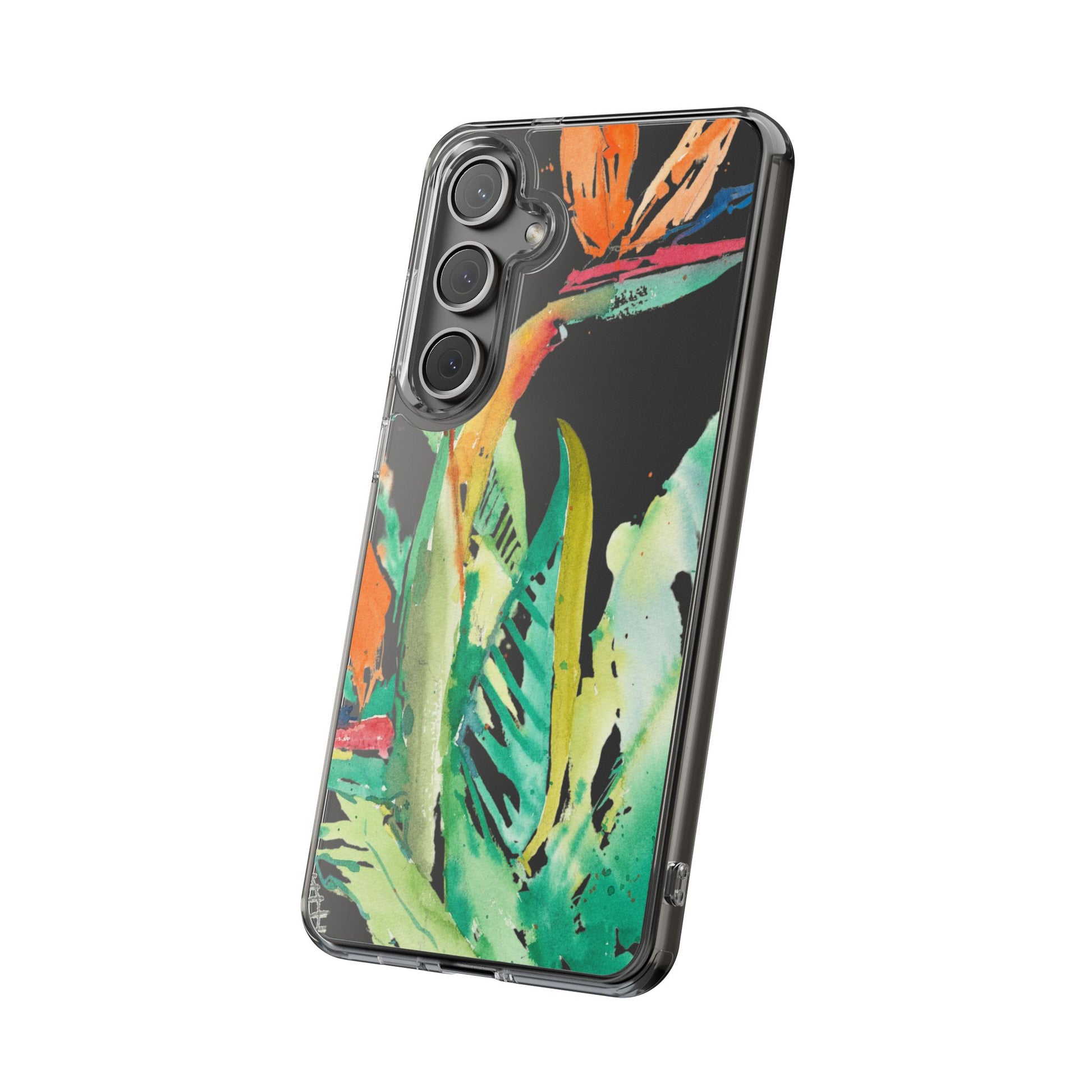 Another Day in Paradise Watercolor Clear Phone Case - Brooke Zitting, LLC