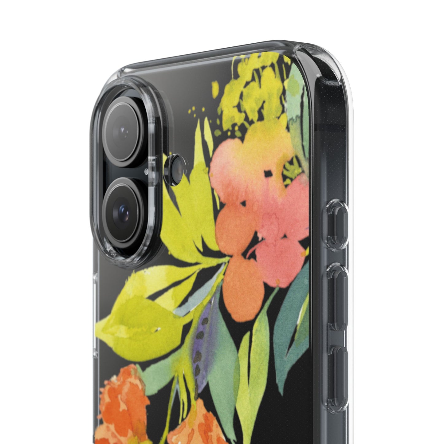 Watercolor Floral Blooms Clear Phone Case - Brooke Zitting, LLC