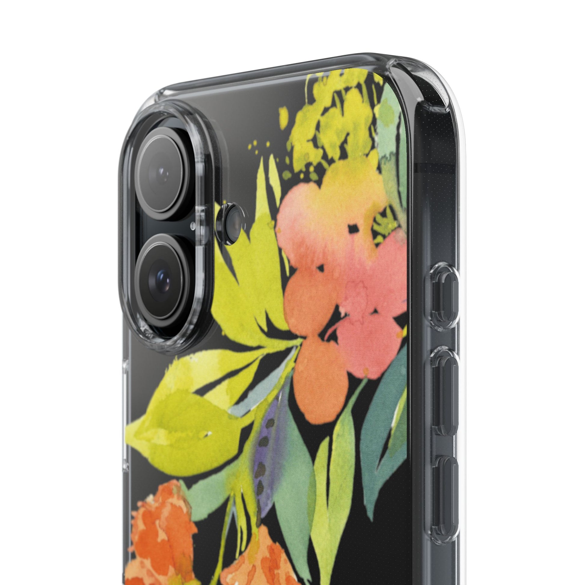 Watercolor Floral Blooms Clear Phone Case - Brooke Zitting, LLC