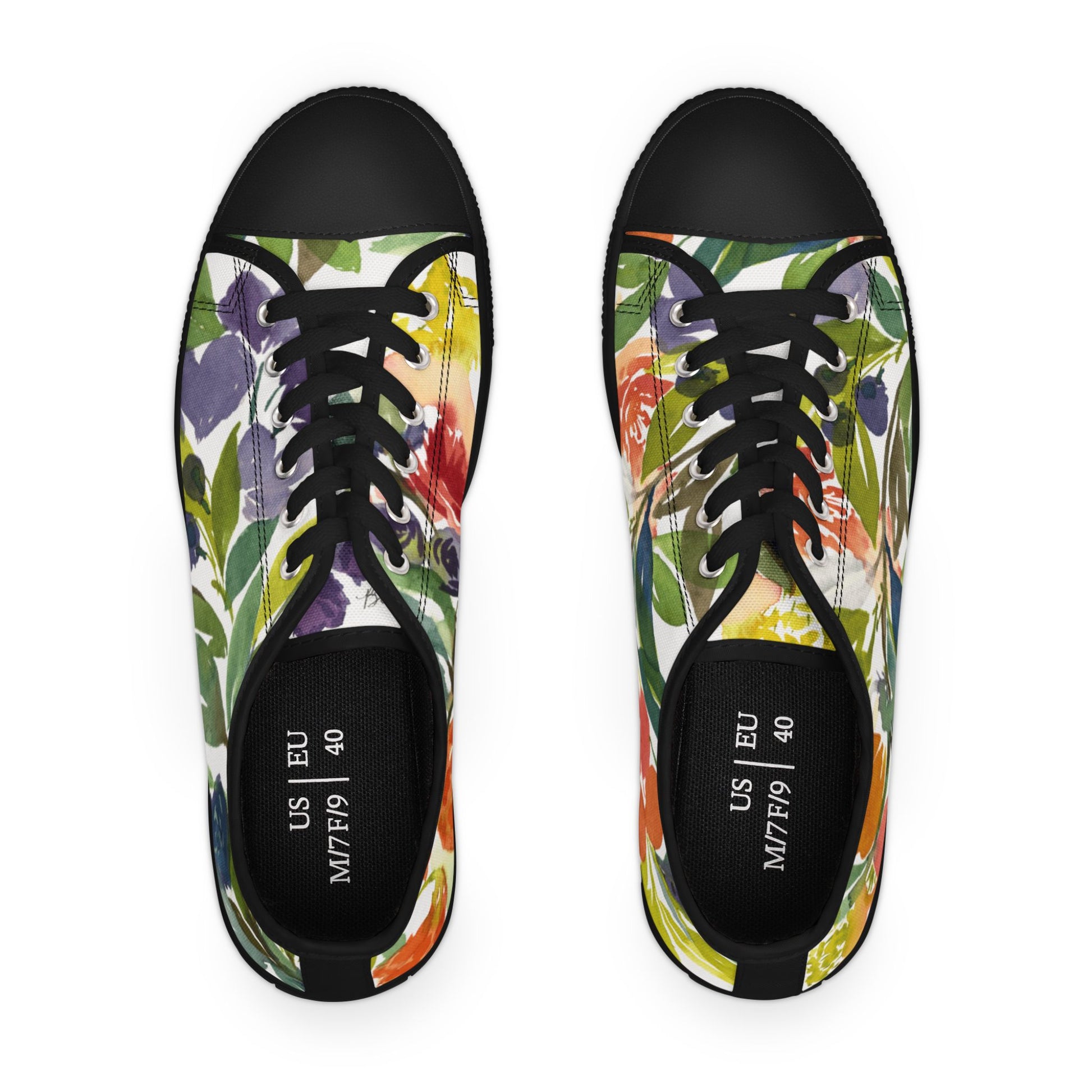 Petal Pop Casual Low-top Sneakers - The Perfect Gift for Her - Brooke Zitting, LLC