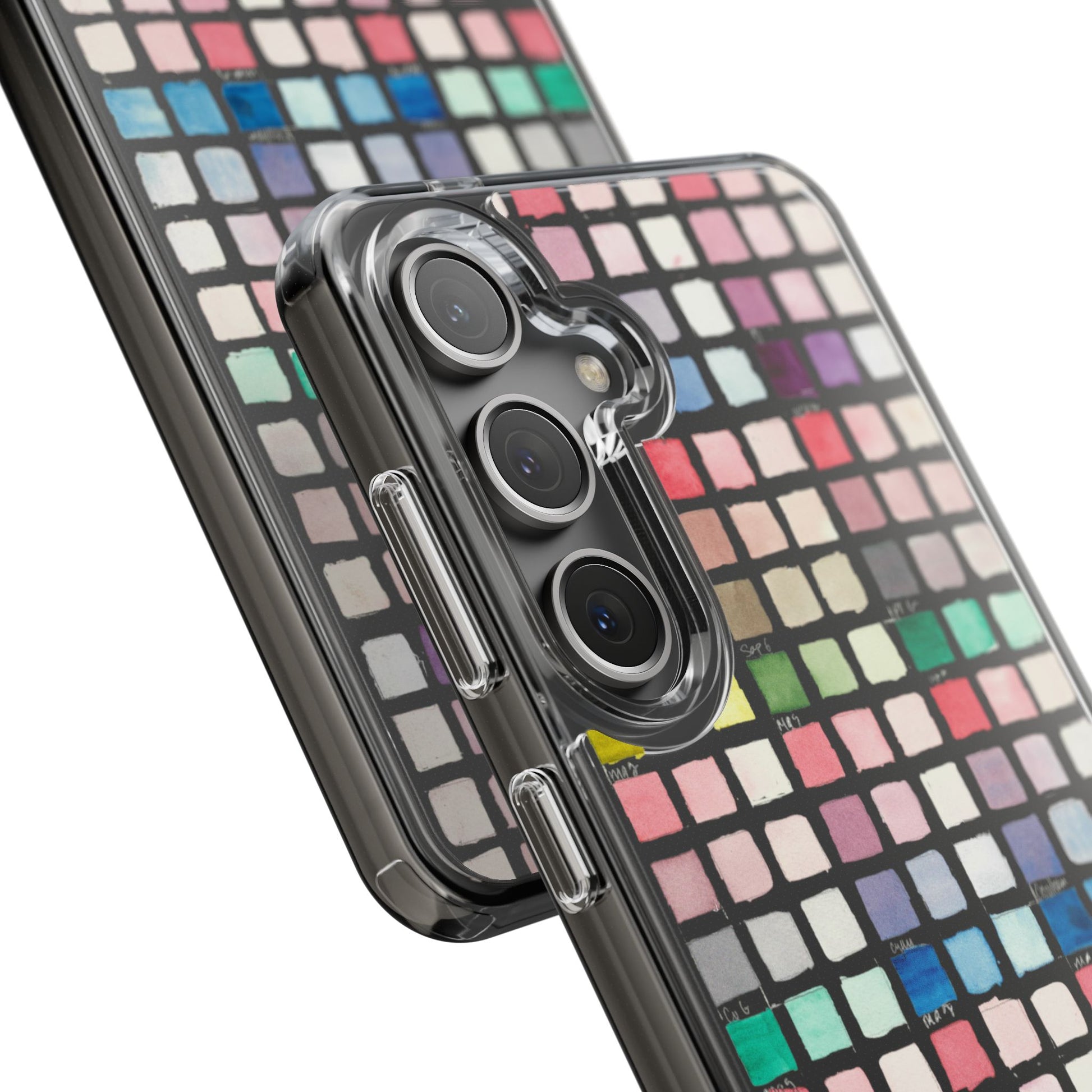 Watercolor Swatches Clear Phone Case - Brooke Zitting, LLC