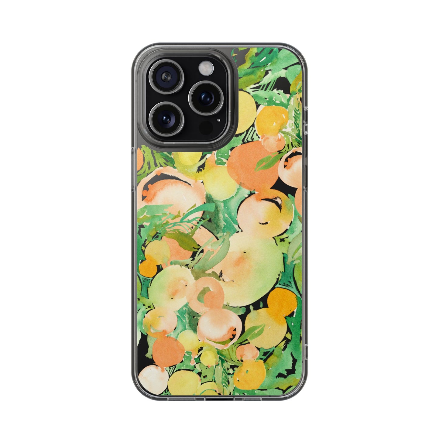 Watercolor Peach Party Clear Phone Case - Brooke Zitting, LLC