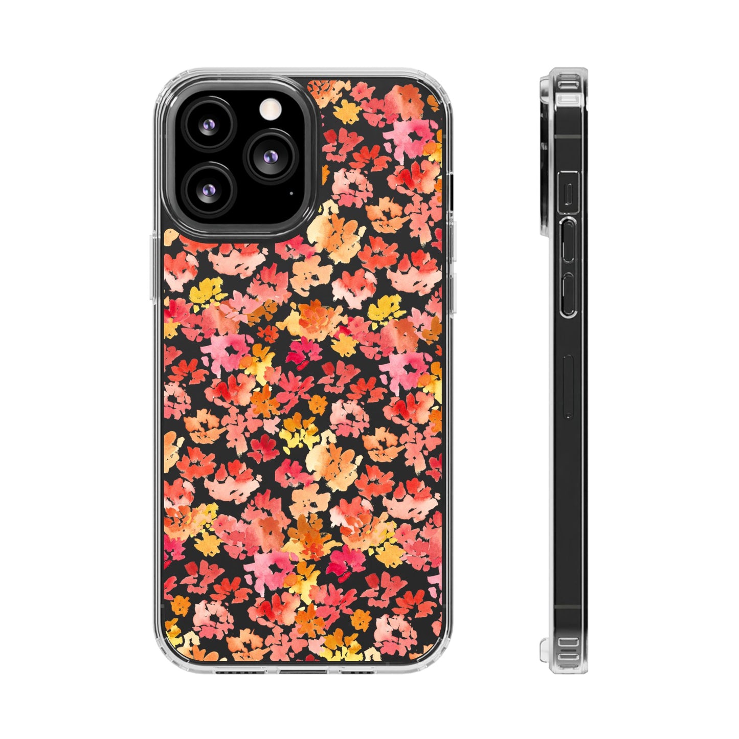 Watercolor Mini Posy Clear Phone Case - Brooke Zitting, LLC