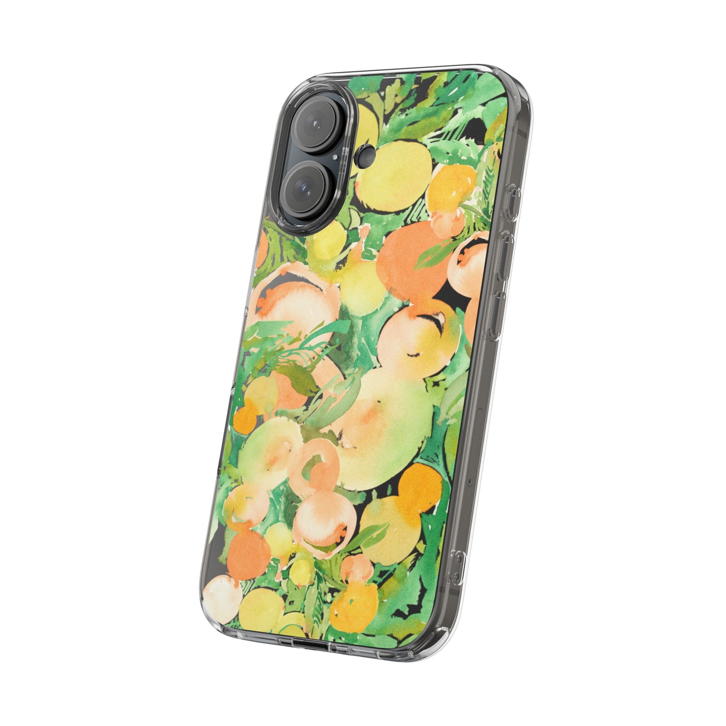 Watercolor Peach Party Clear Phone Case - Brooke Zitting, LLC