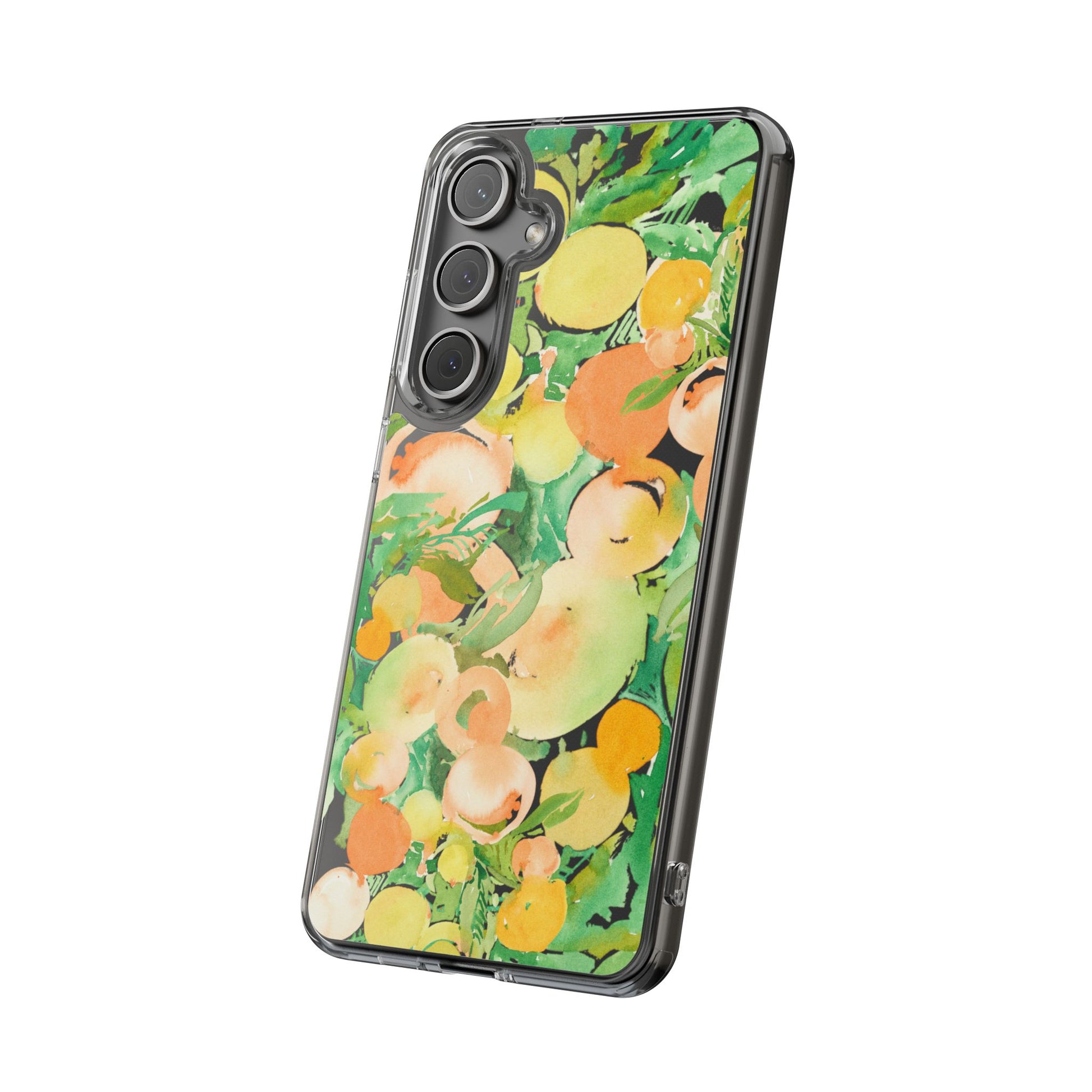 Watercolor Peach Party Clear Phone Case - Brooke Zitting, LLC