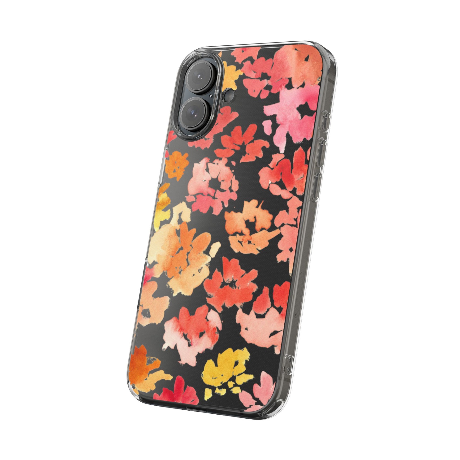 Watercolor Posy Clear Phone Case - Brooke Zitting, LLC