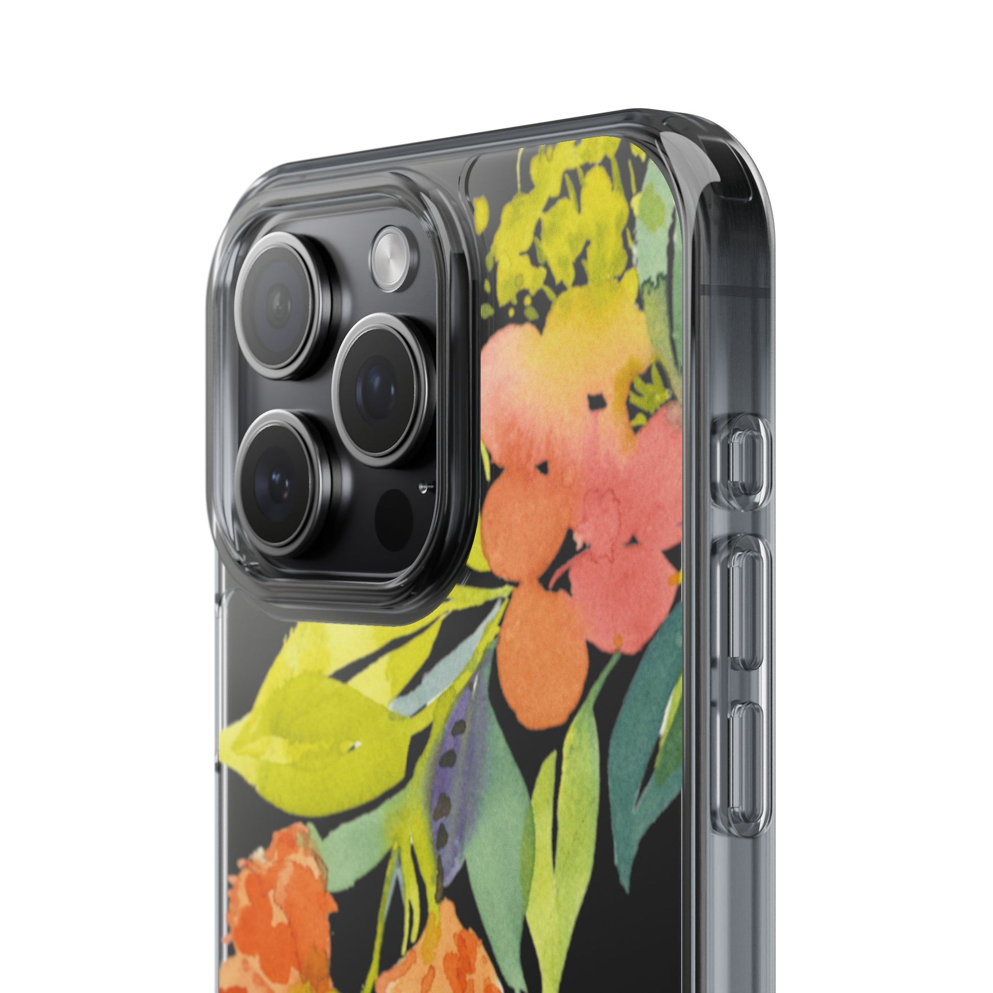 Watercolor Floral Blooms Clear Phone Case - Brooke Zitting, LLC