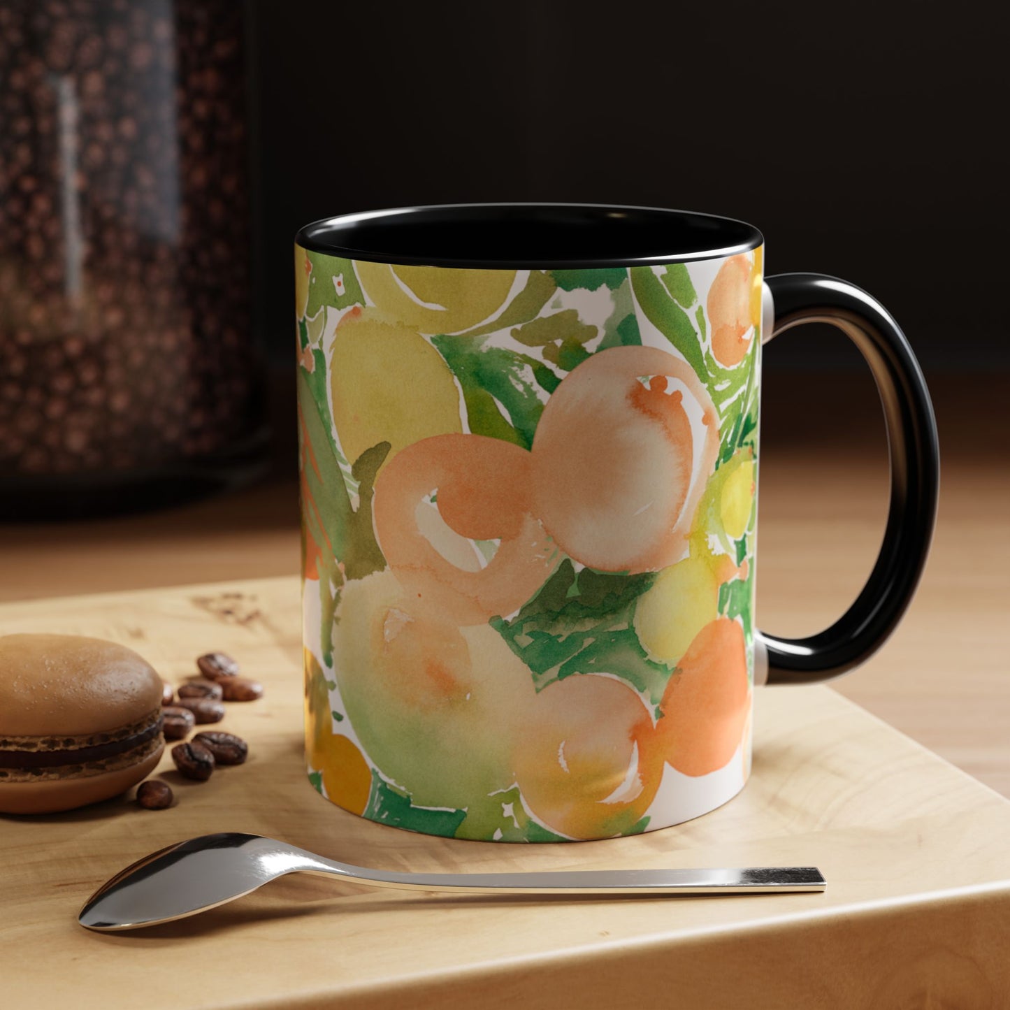 Citrus and Peaches Coffee Mug (11, 15oz) - Brooke Zitting, LLC