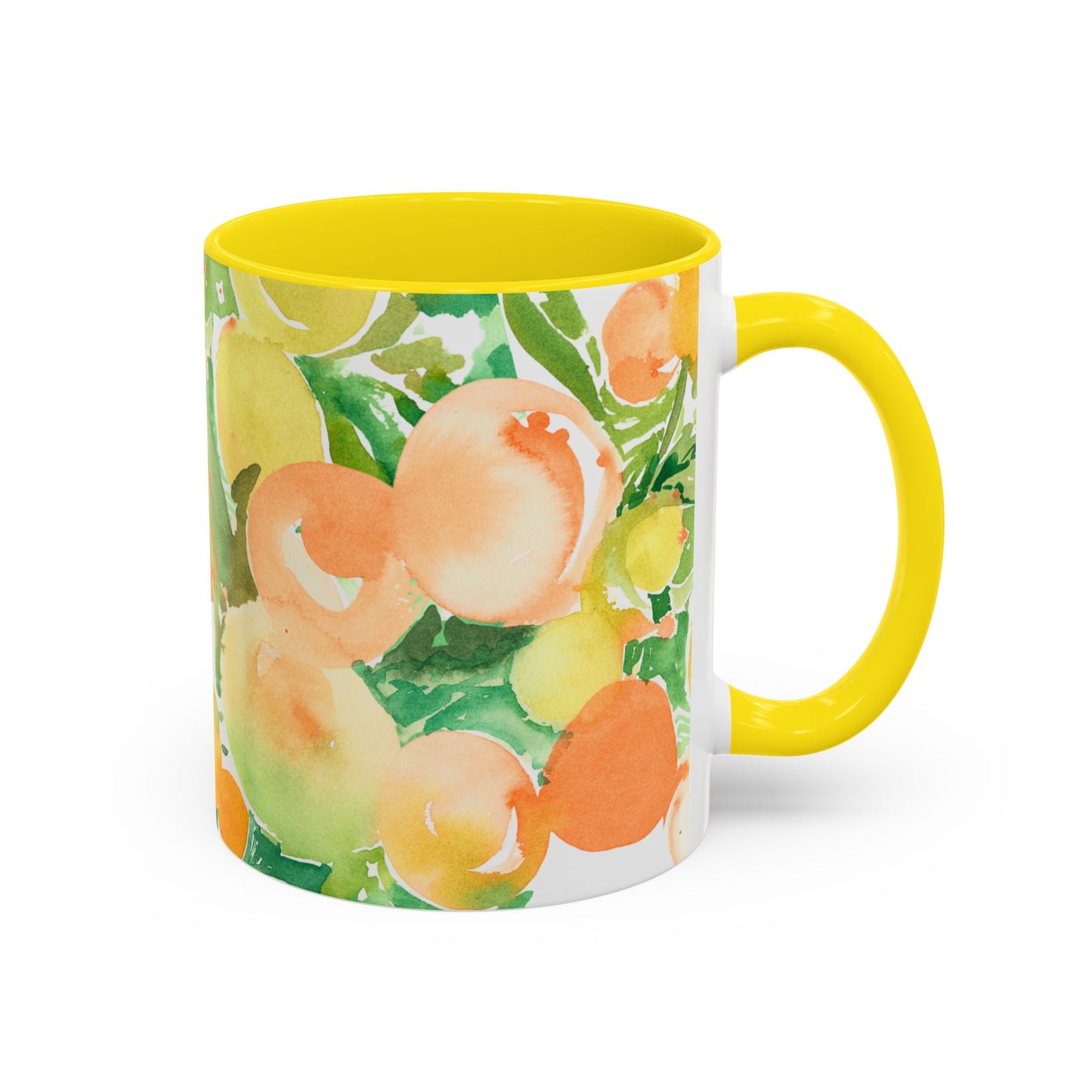 Citrus and Peaches Coffee Mug (11, 15oz) - Brooke Zitting, LLC