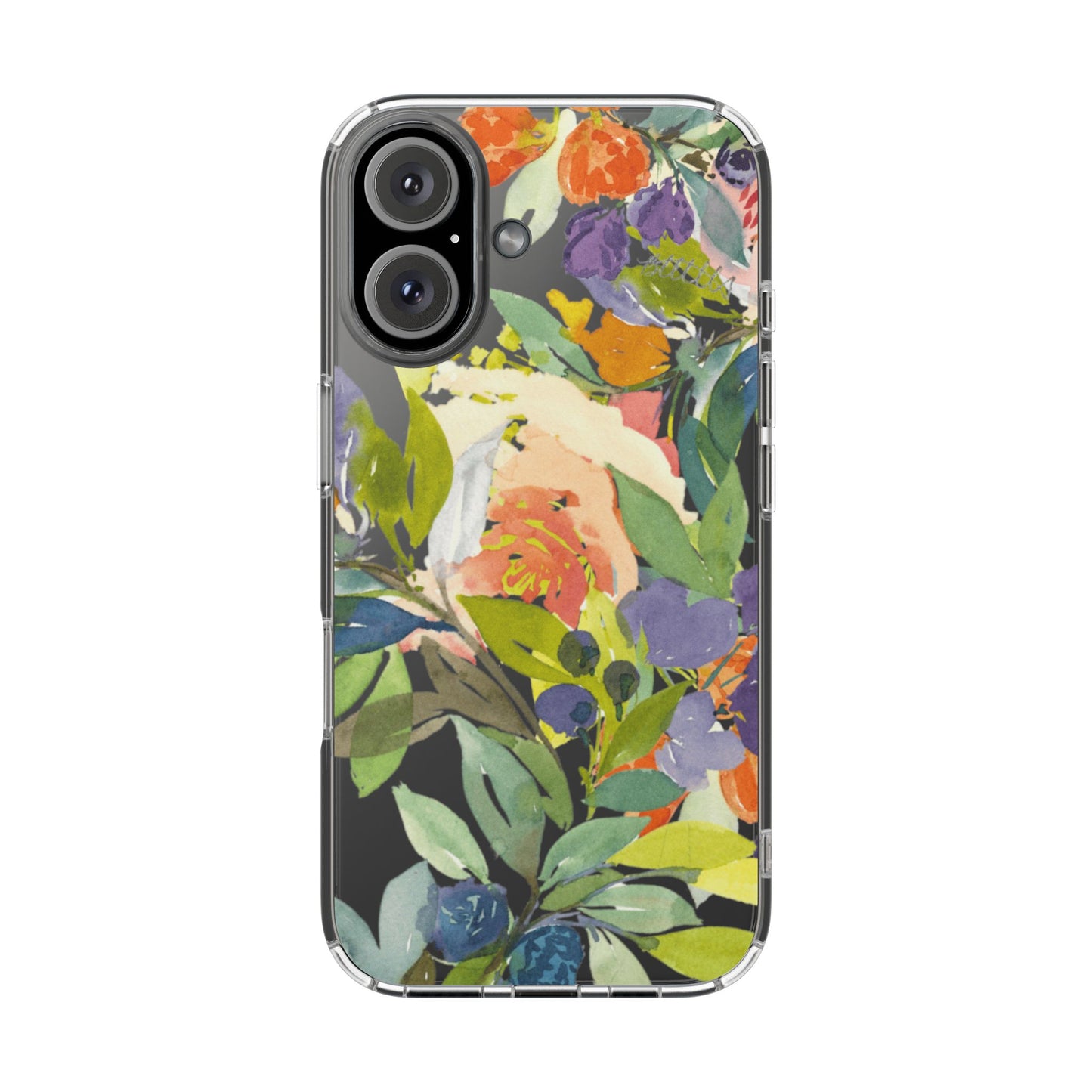 Clear Phone Case with Floral Blooms Design - Brooke Zitting, LLC