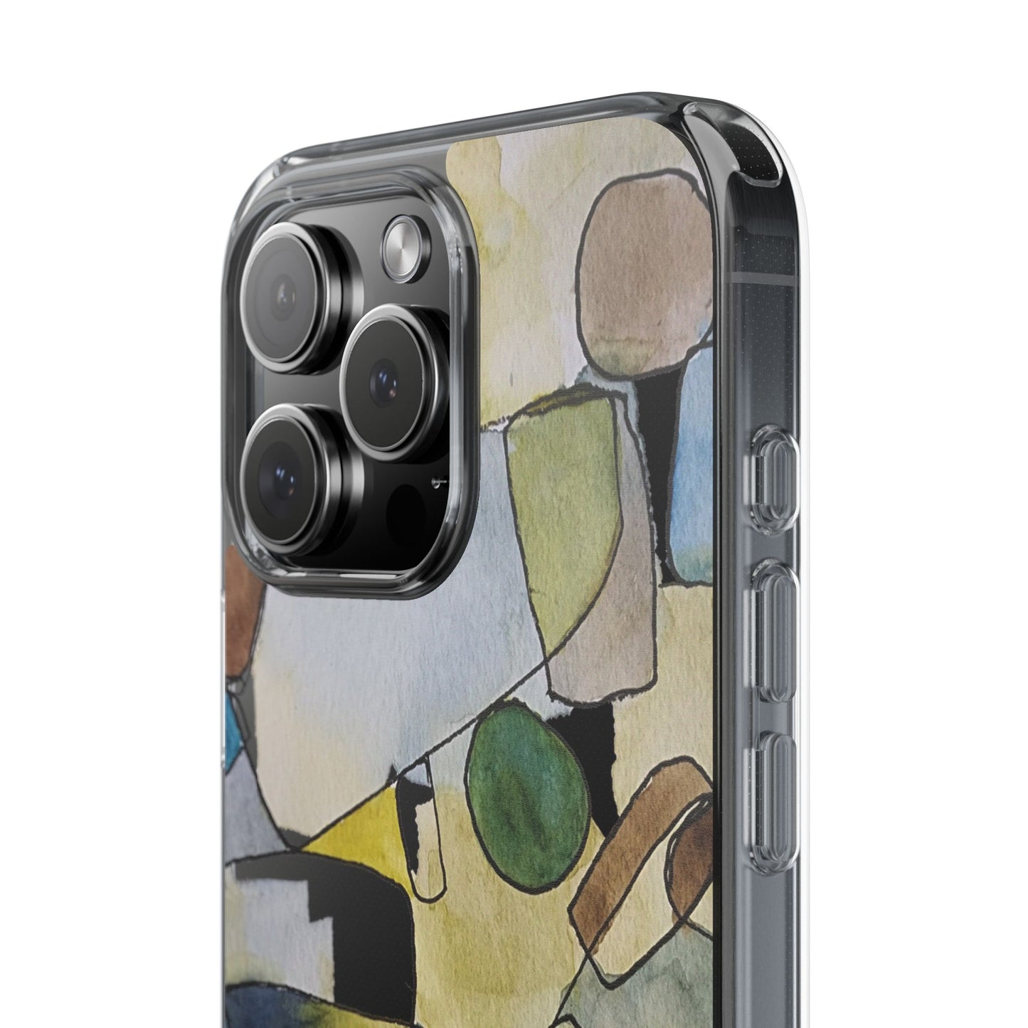 Abstract Watercolor Clear Phone Case - Brooke Zitting, LLC