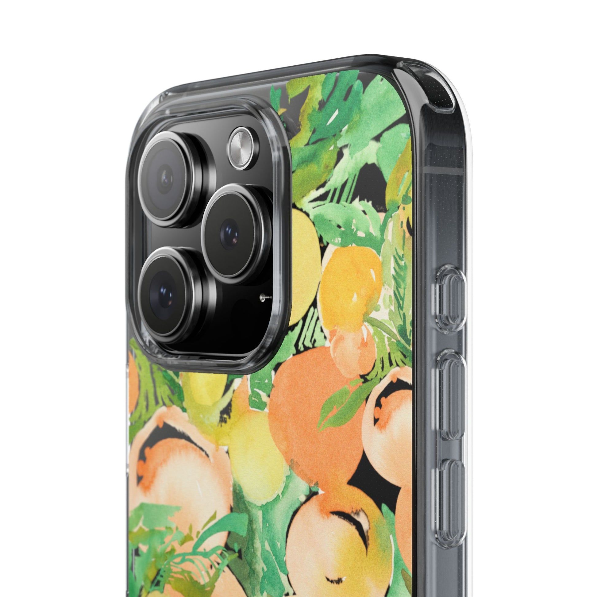 Watercolor Peach Party Clear Phone Case - Brooke Zitting, LLC