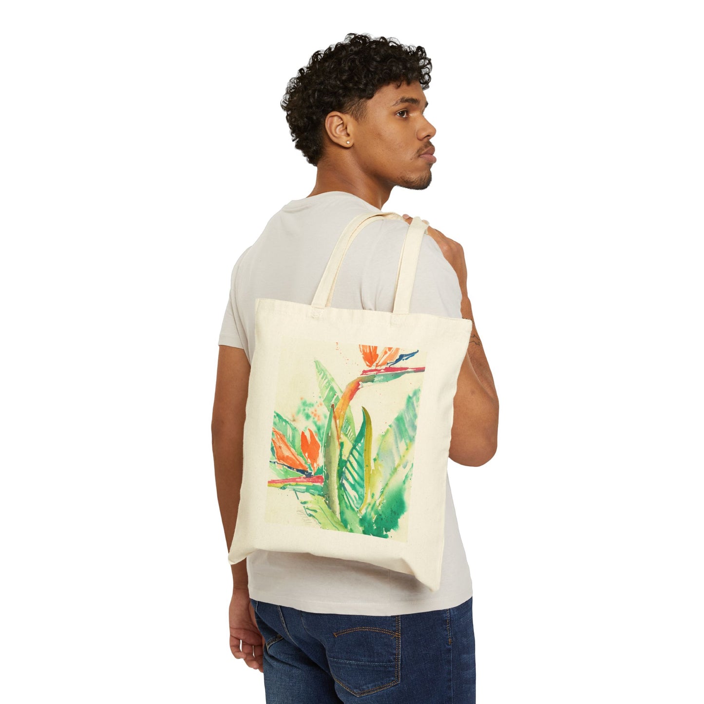 Another Day in Paradise Cotton Canvas Tote – Eco-Friendly Beach & Shopping Bag for Ocean Lovers