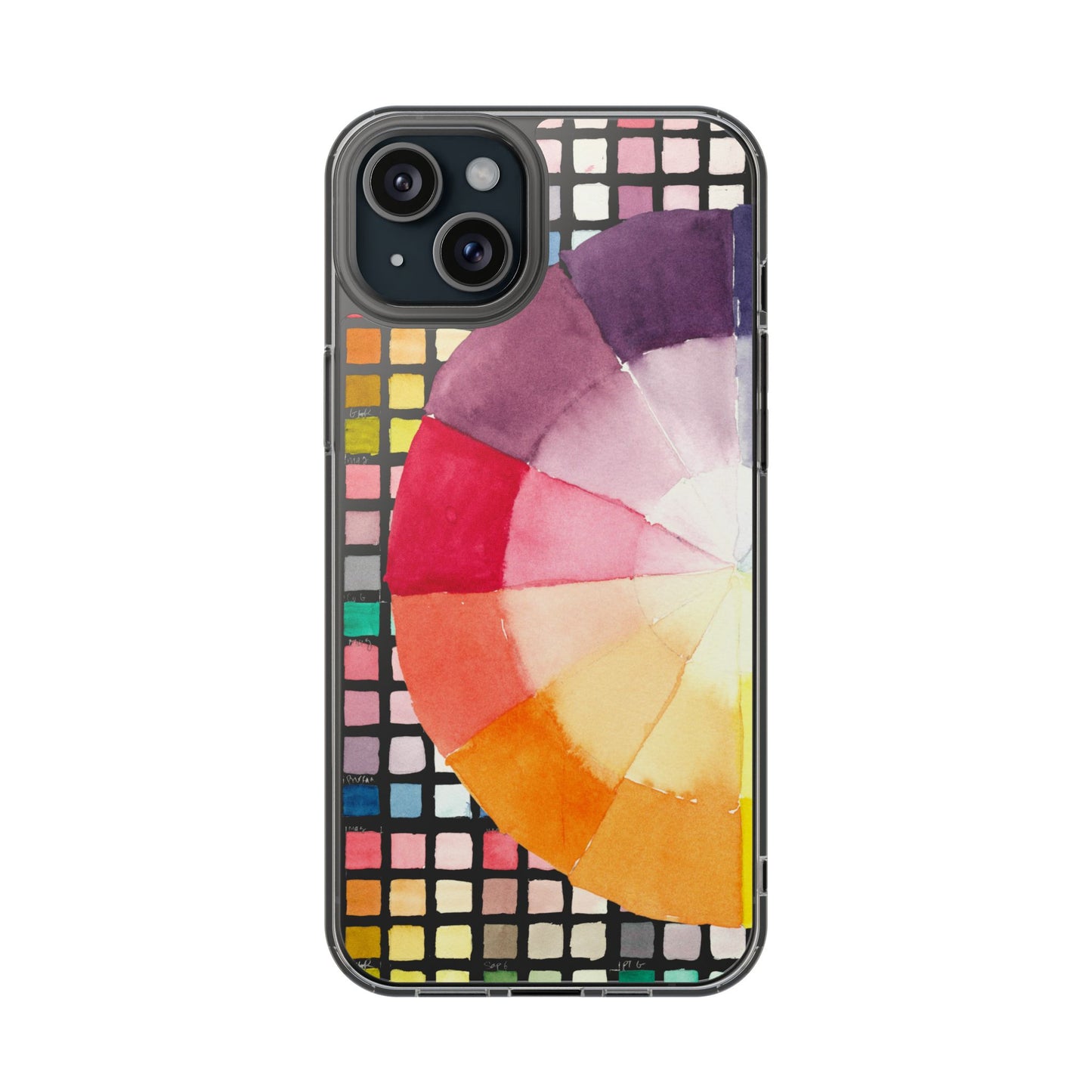 Watercolor-Theory Clear Phone Case - Brooke Zitting, LLC