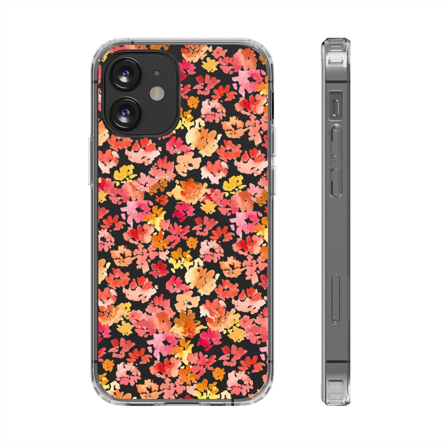 Watercolor Mini Posy Clear Phone Case - Brooke Zitting, LLC