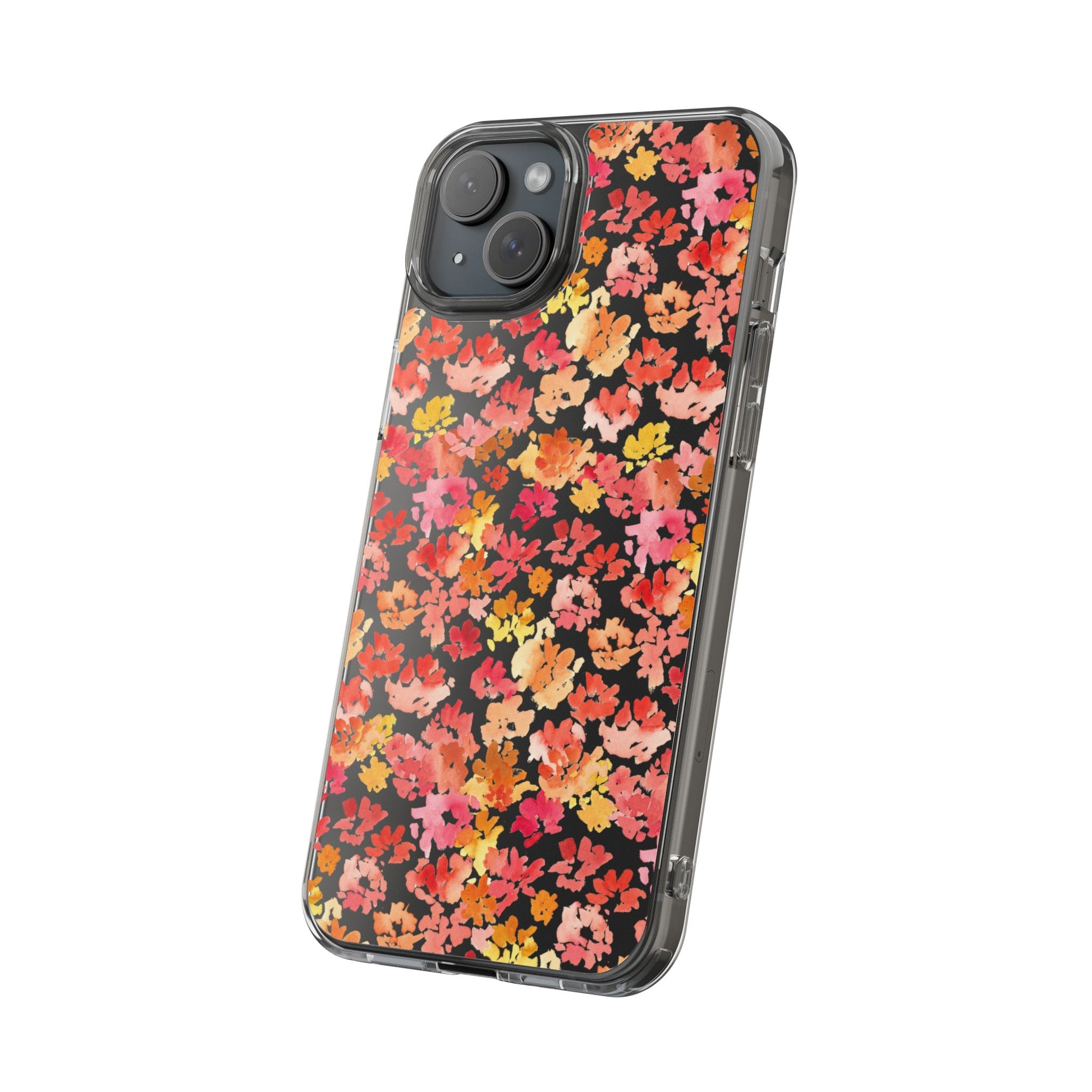 Watercolor Mini Posy Clear Phone Case - Brooke Zitting, LLC