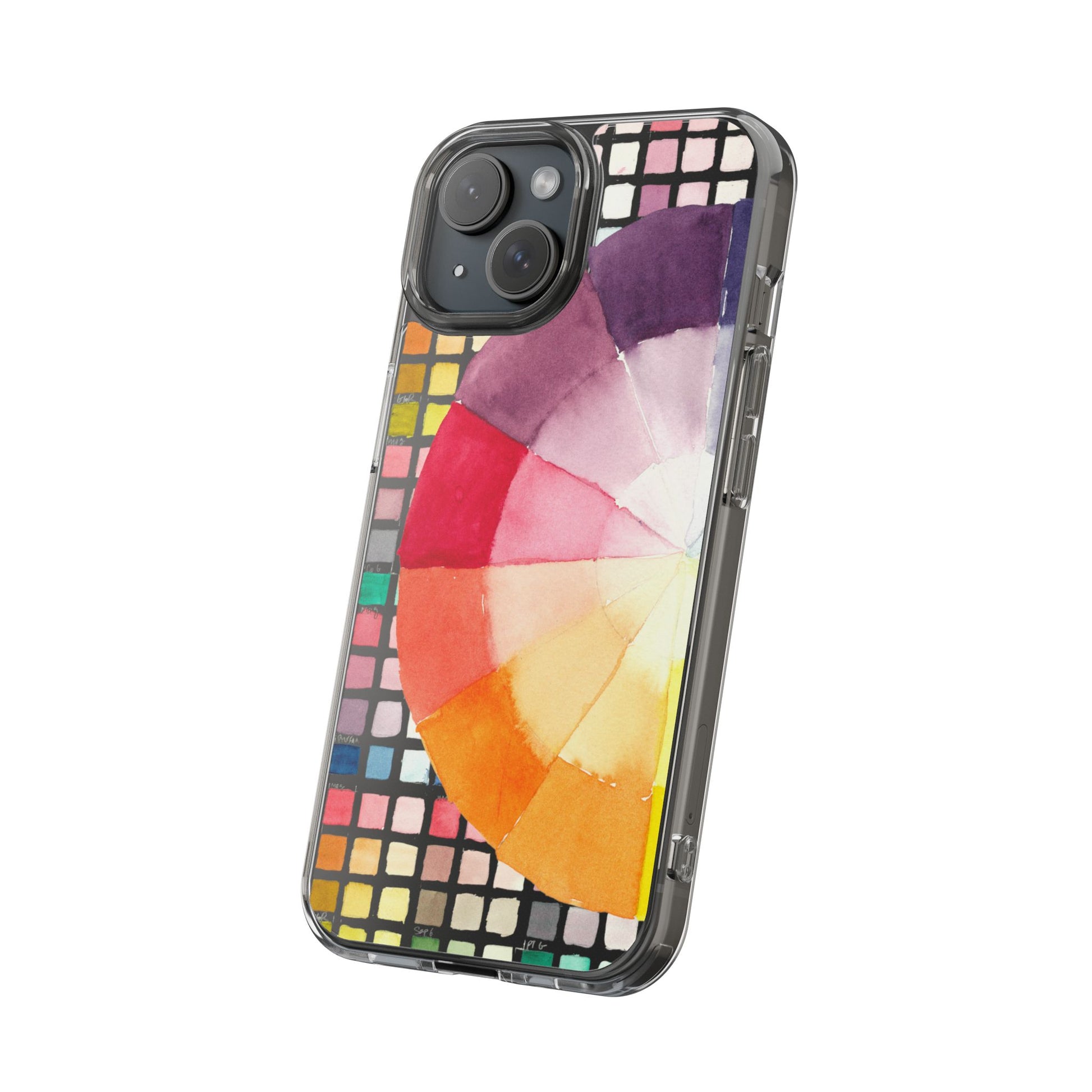 Watercolor-Theory Clear Phone Case - Brooke Zitting, LLC