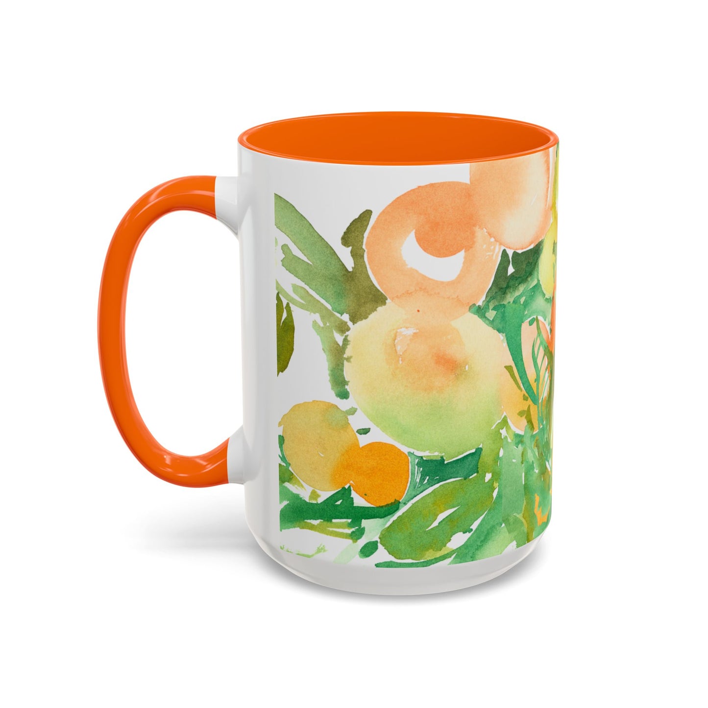 Citrus and Peaches Coffee Mug (11, 15oz) - Brooke Zitting, LLC