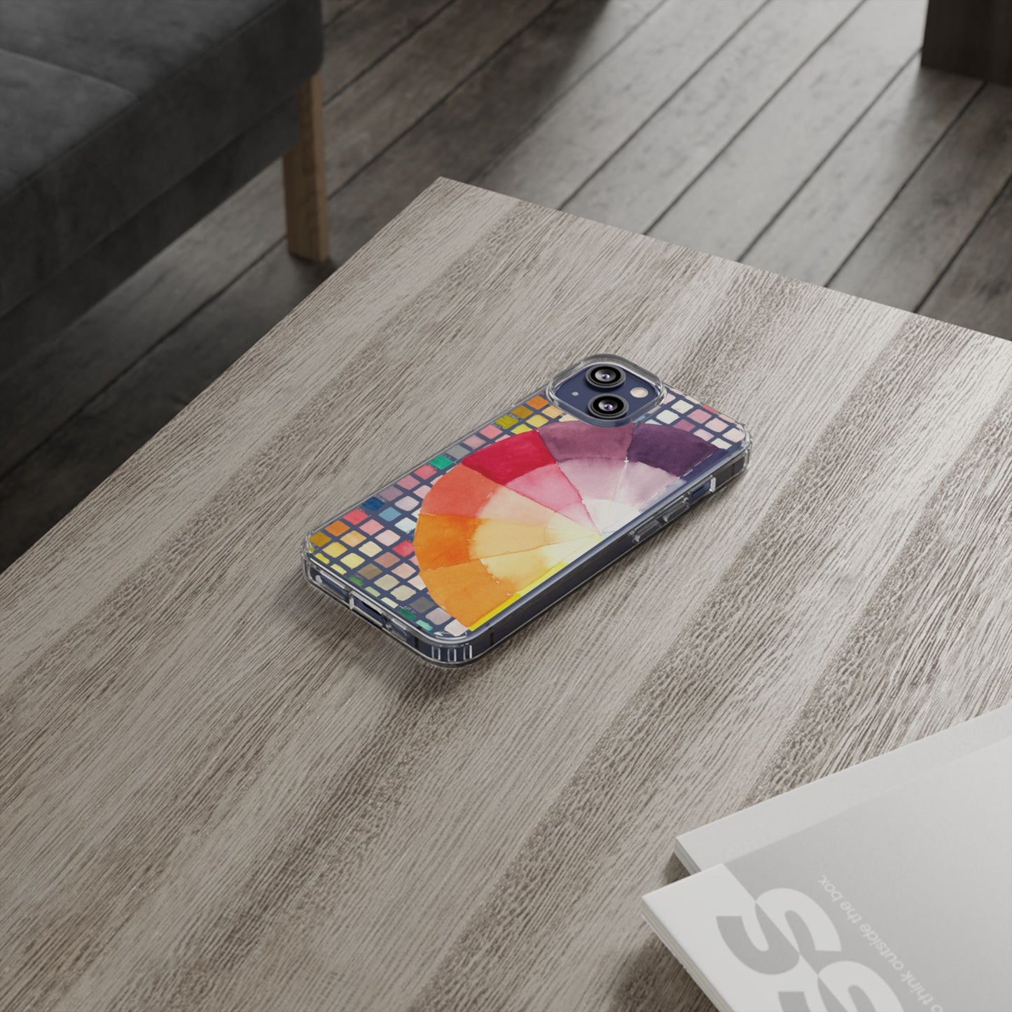 Watercolor-Theory Clear Phone Case - Brooke Zitting, LLC