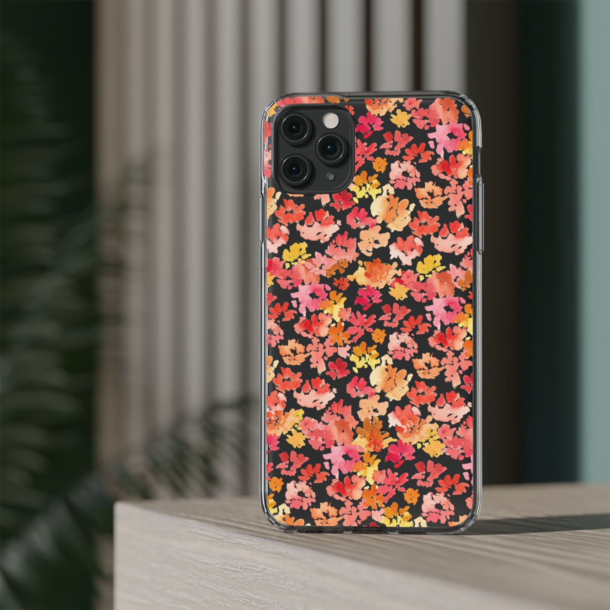 Watercolor Mini Posy Clear Phone Case - Brooke Zitting, LLC