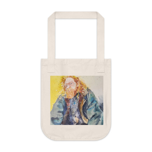 Soulshine Watercolor Design Organic Canvas Tote – Eco-Friendly, Watercolor Fine Art, Reusable Bag for Art Lovers - Brooke Zitting, LLC