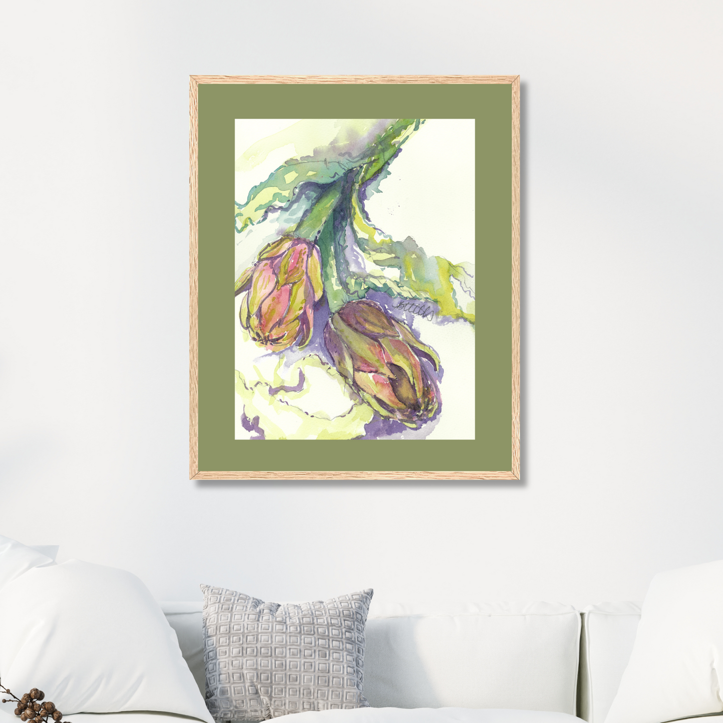 Italian Artichokes, The Fine Art Print