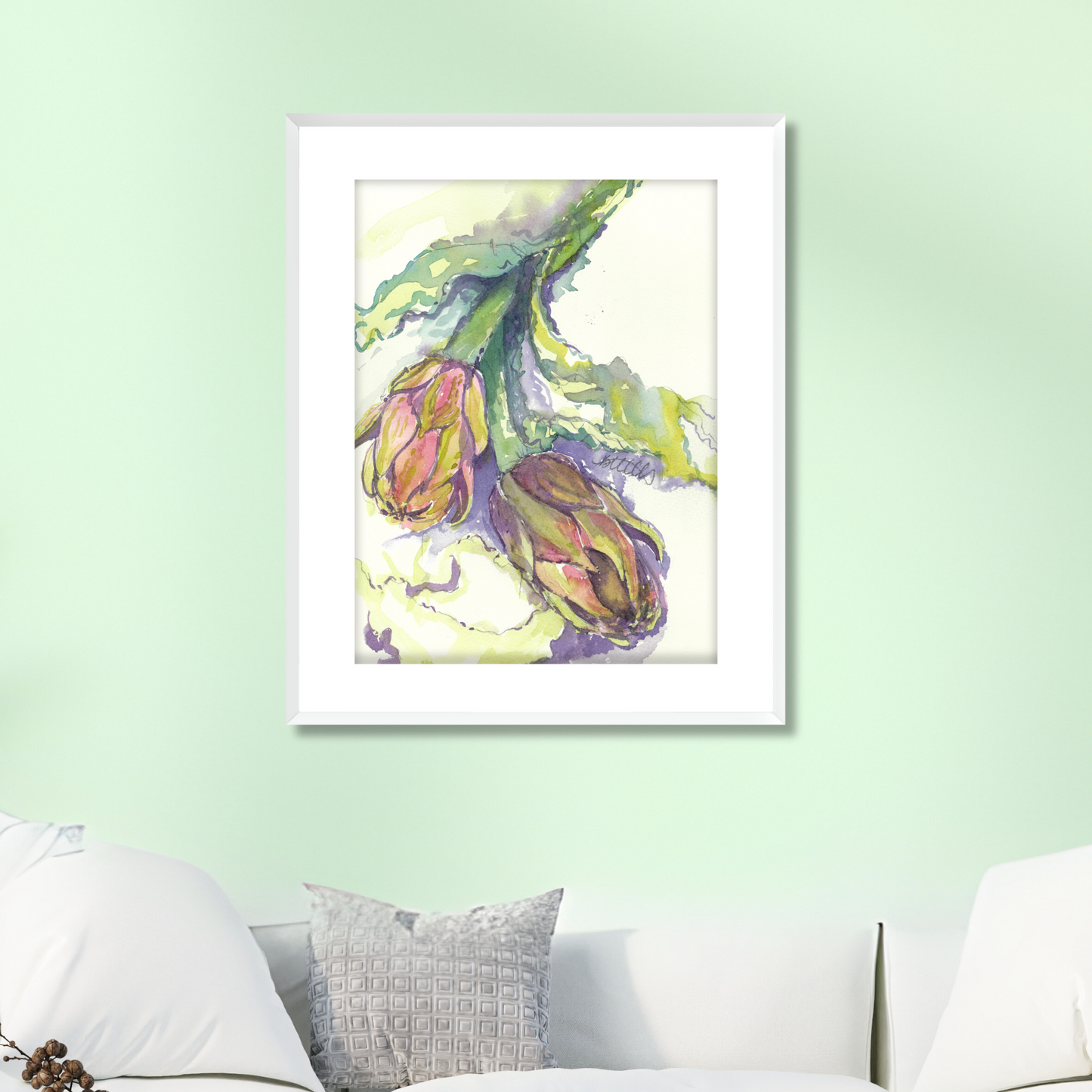 Italian Artichokes, The Fine Art Print