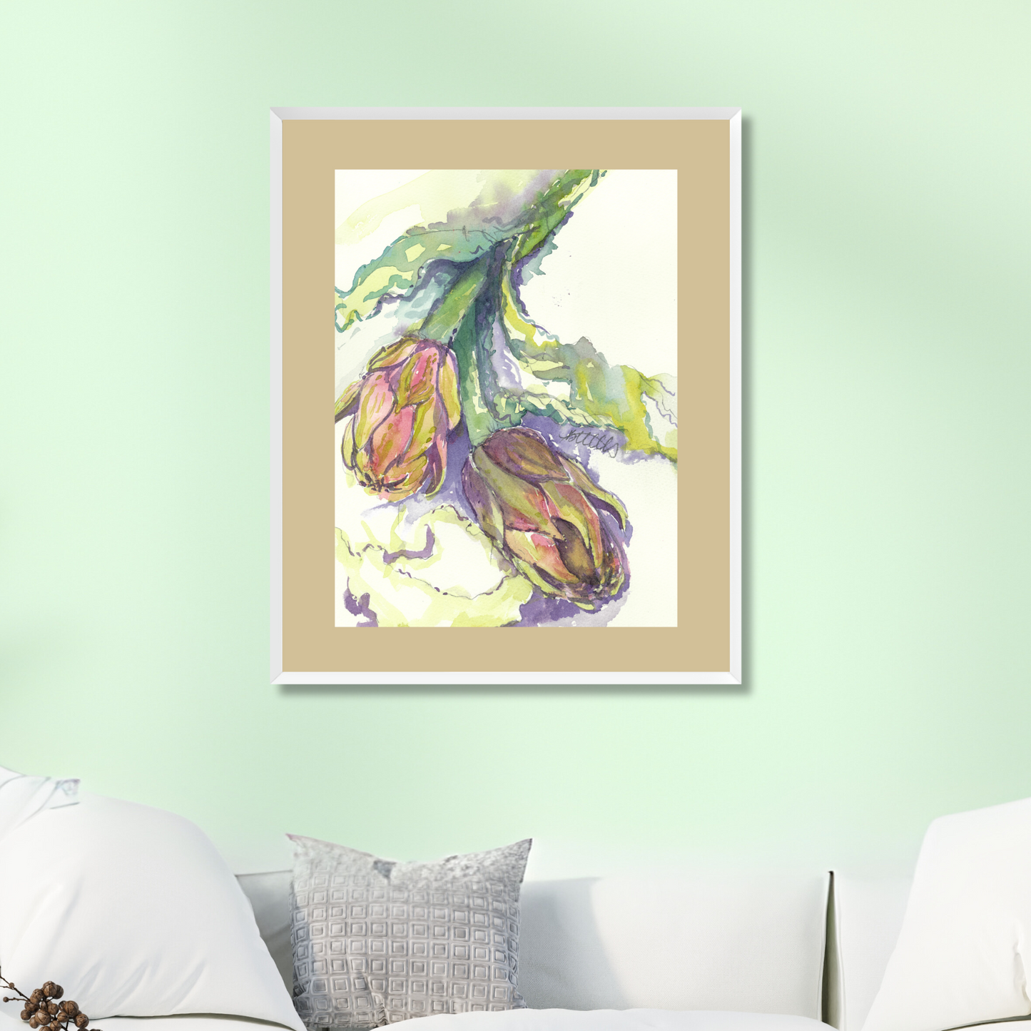 Italian Artichokes, The Fine Art Print