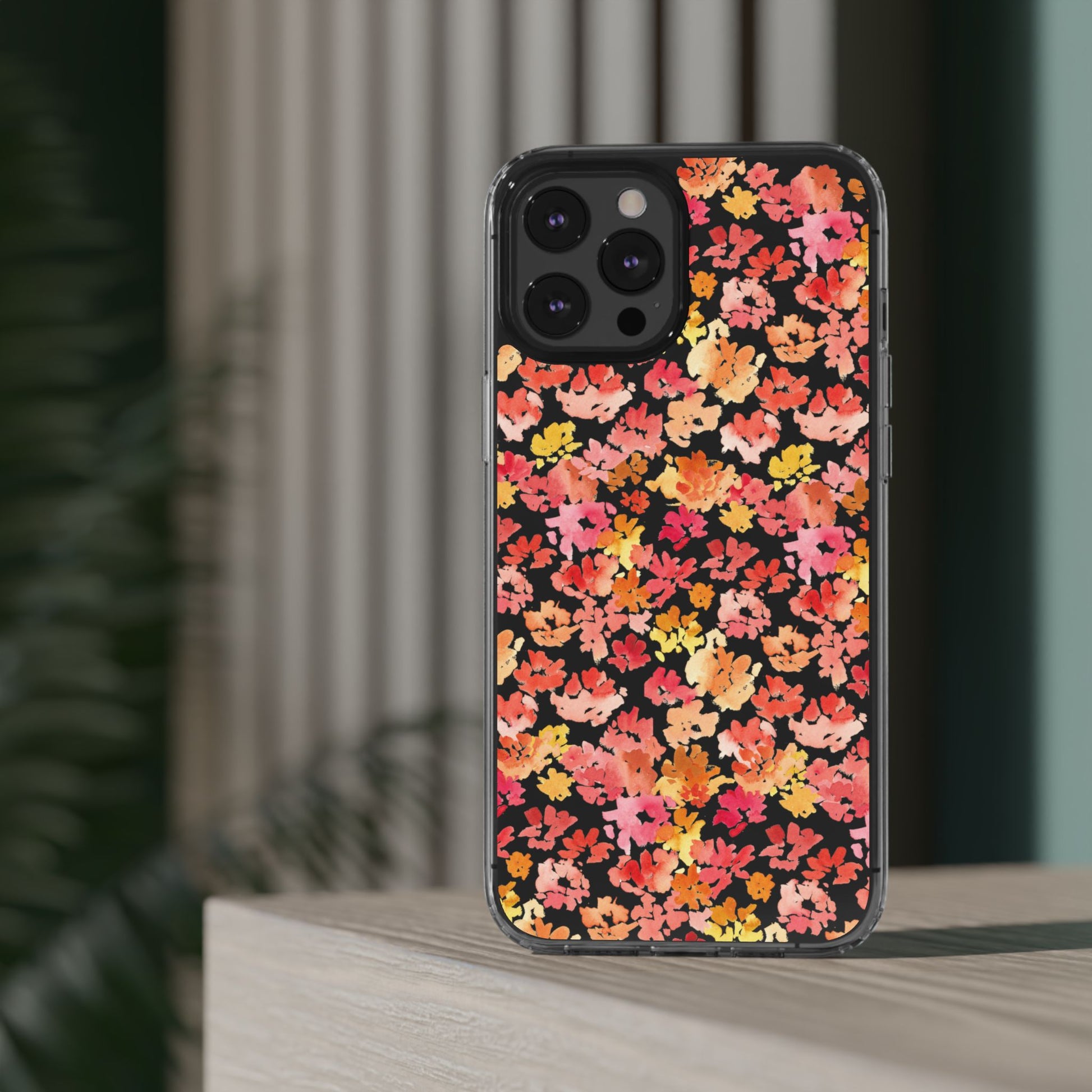 Watercolor Mini Posy Clear Phone Case - Brooke Zitting, LLC