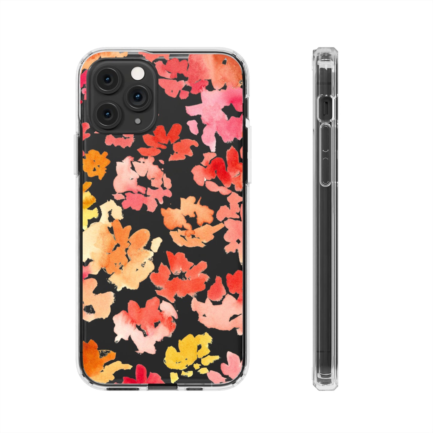 Watercolor Posy Clear Phone Case - Brooke Zitting, LLC