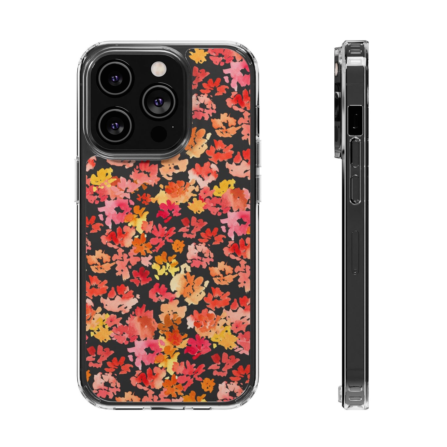 Watercolor Mini Posy Clear Phone Case - Brooke Zitting, LLC