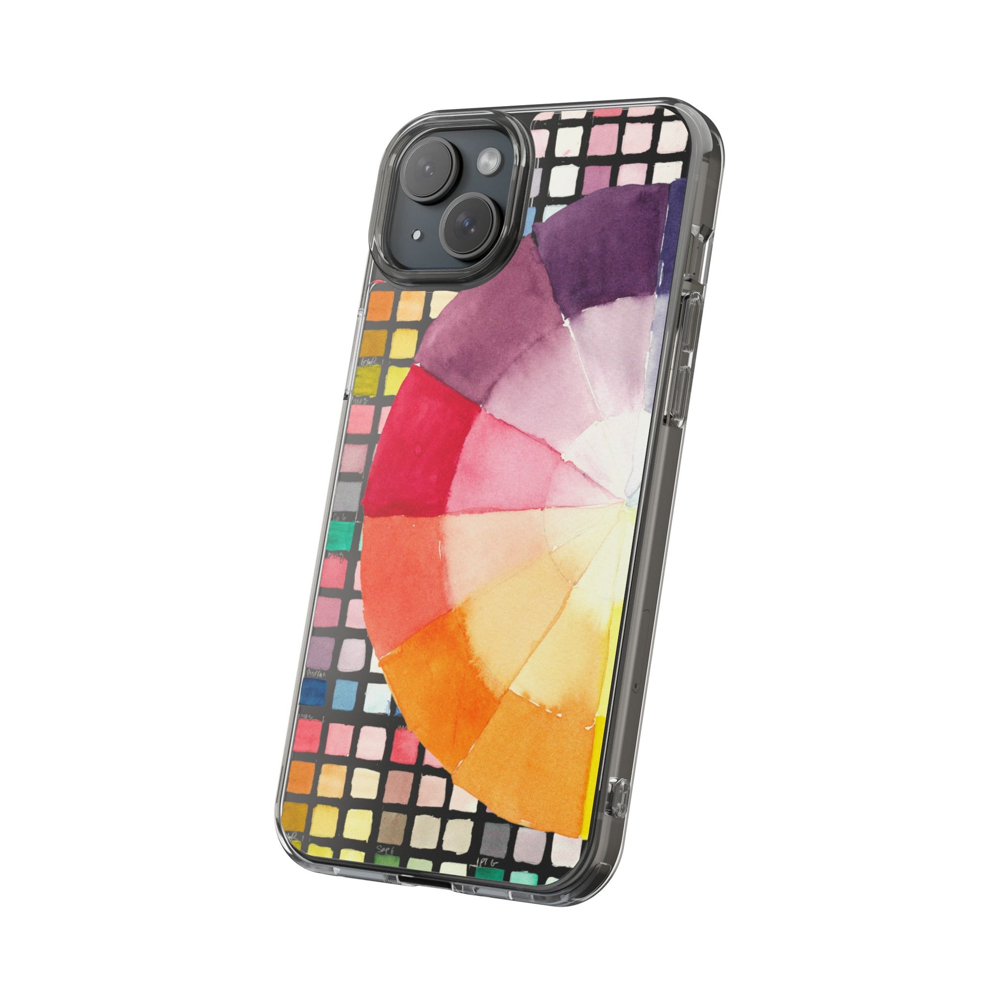 Watercolor-Theory Clear Phone Case - Brooke Zitting, LLC