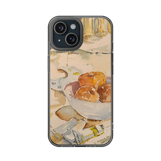 Watercolor Artist's Table Clear Phone Case - Brooke Zitting, LLC