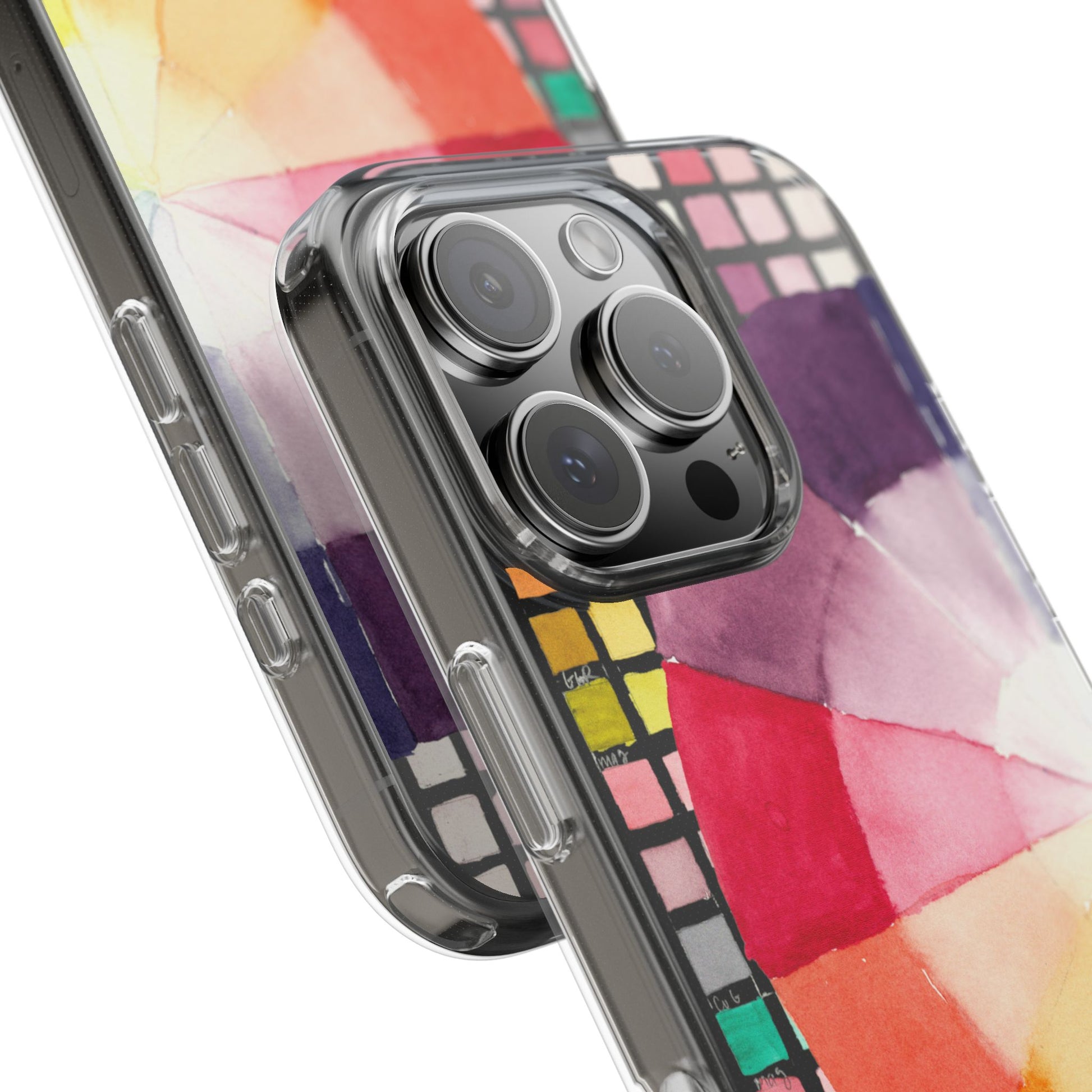 Watercolor-Theory Clear Phone Case - Brooke Zitting, LLC