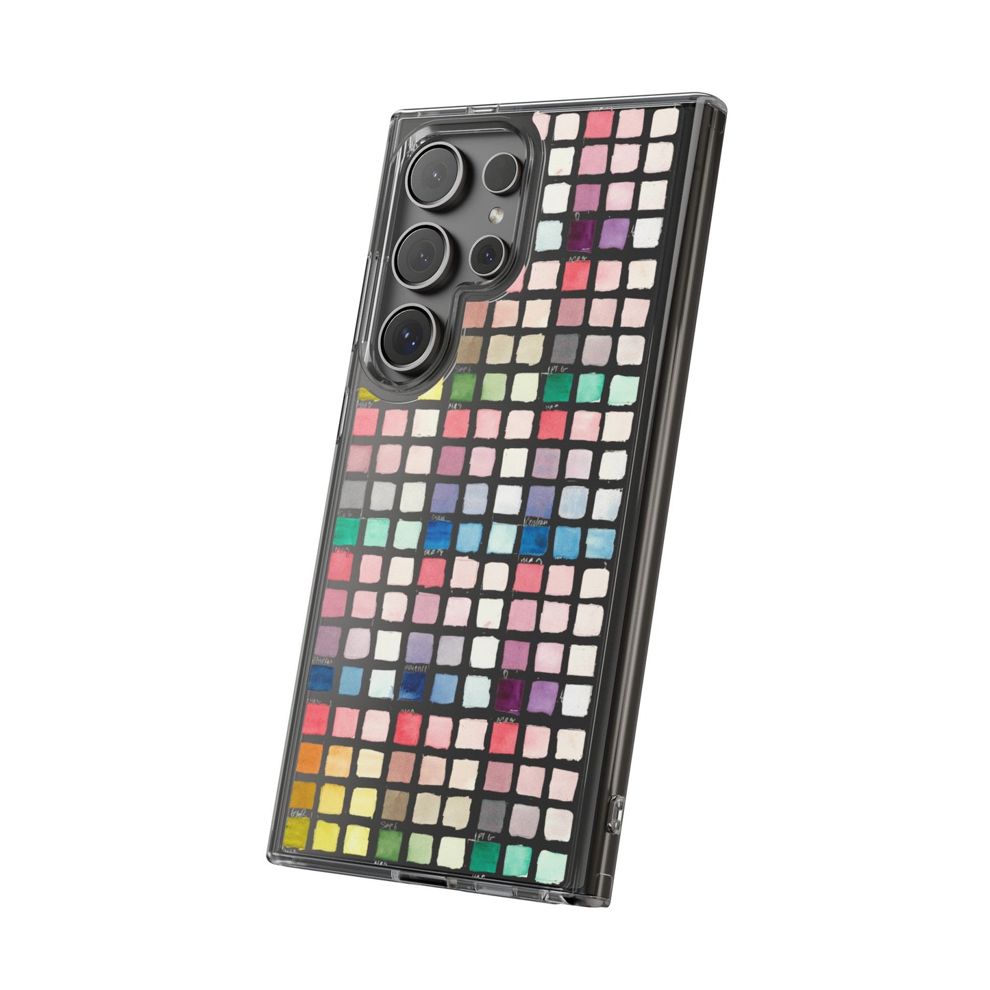 Watercolor Swatches Clear Phone Case - Brooke Zitting, LLC