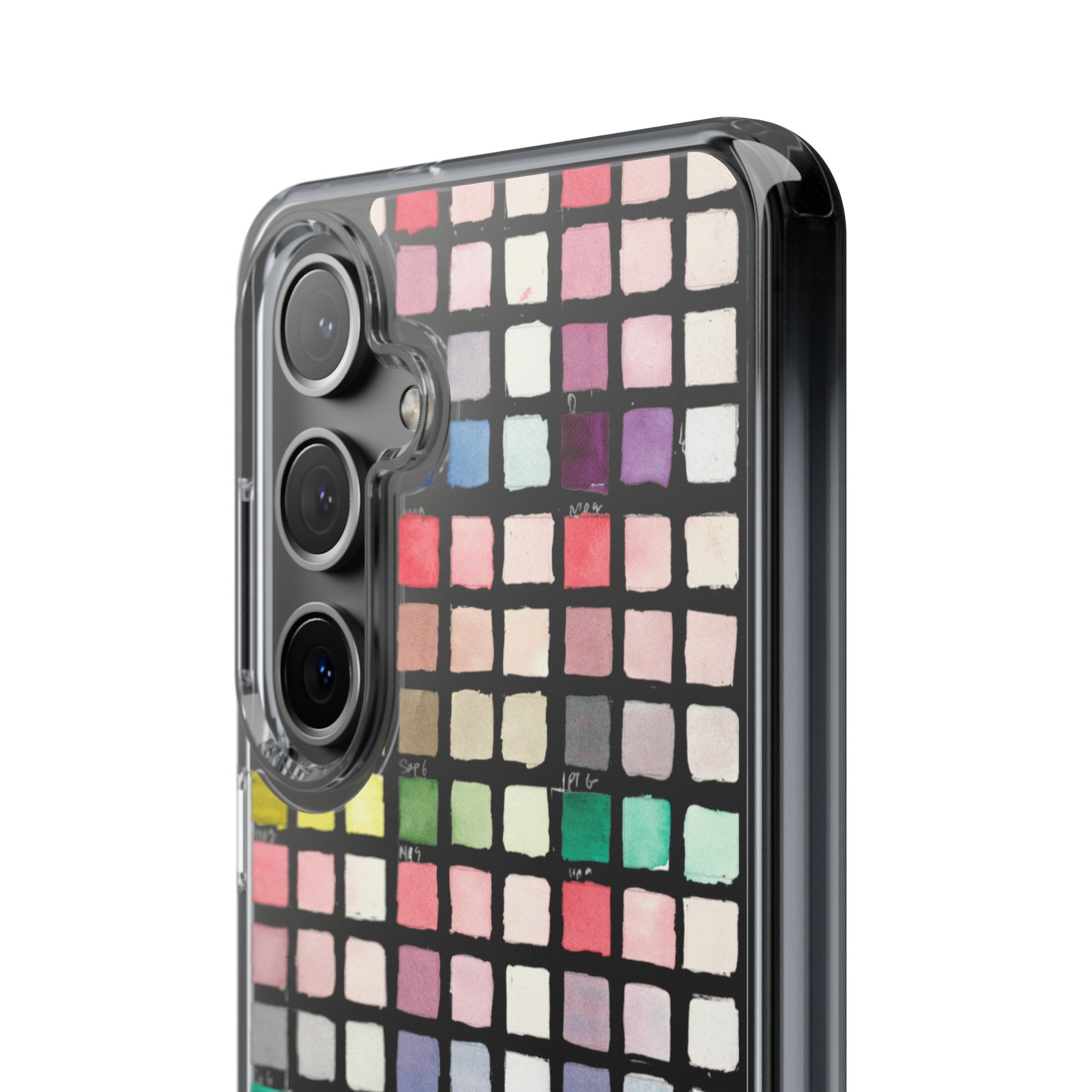 Watercolor Swatches Clear Phone Case - Brooke Zitting, LLC