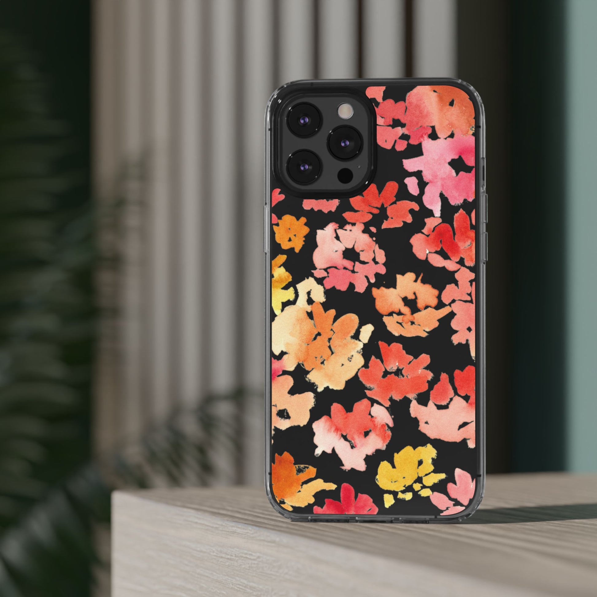 Watercolor Posy Clear Phone Case - Brooke Zitting, LLC