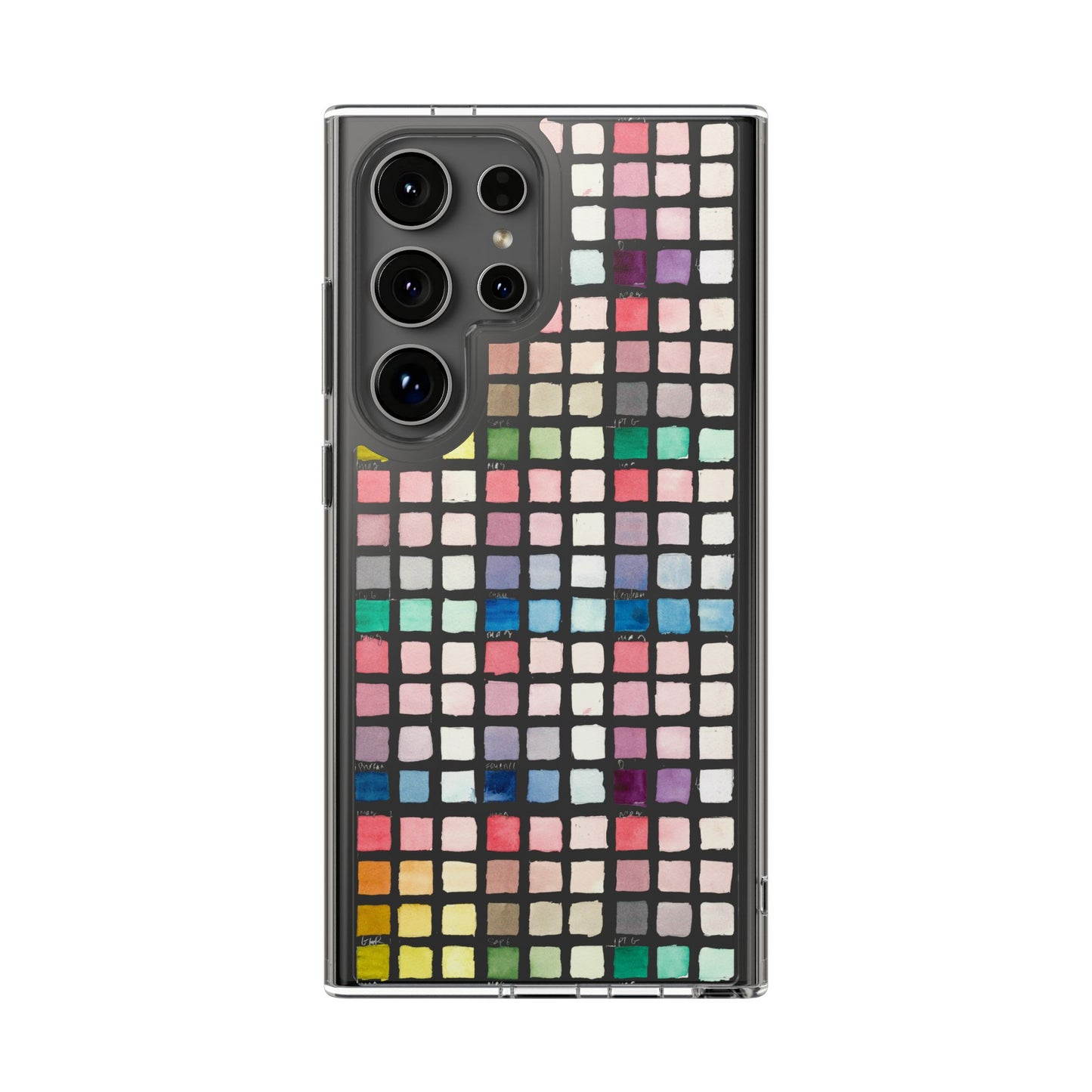 Watercolor Swatches Clear Phone Case - Brooke Zitting, LLC